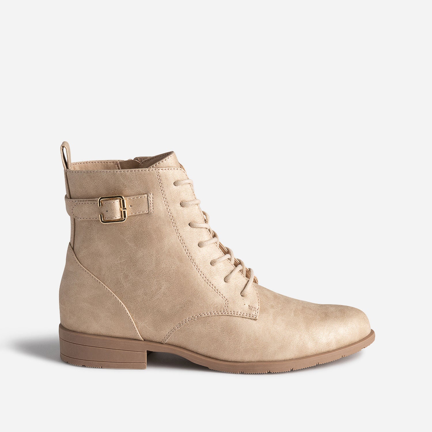 Boots femme beige cheap