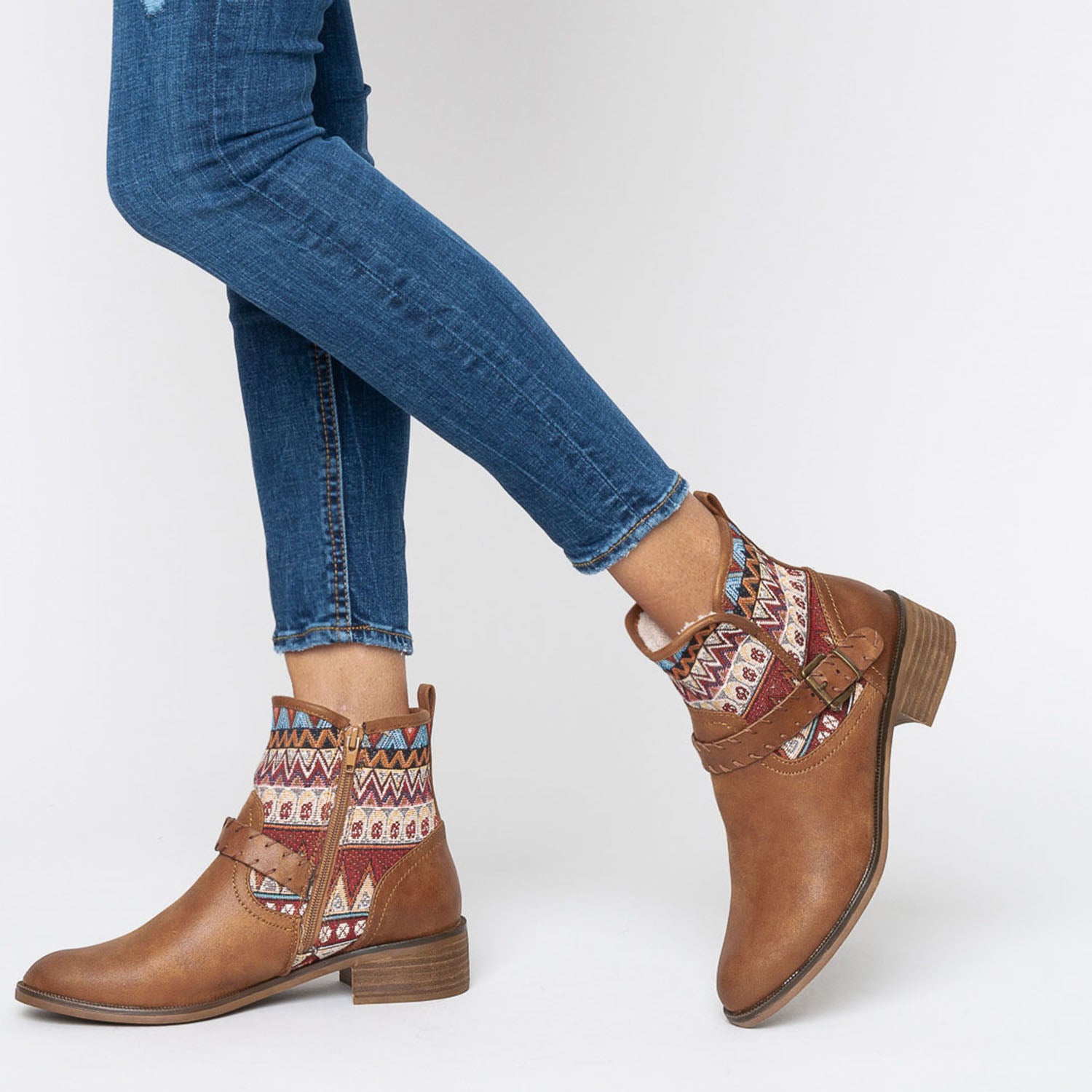 Boots ethnique femme cheap