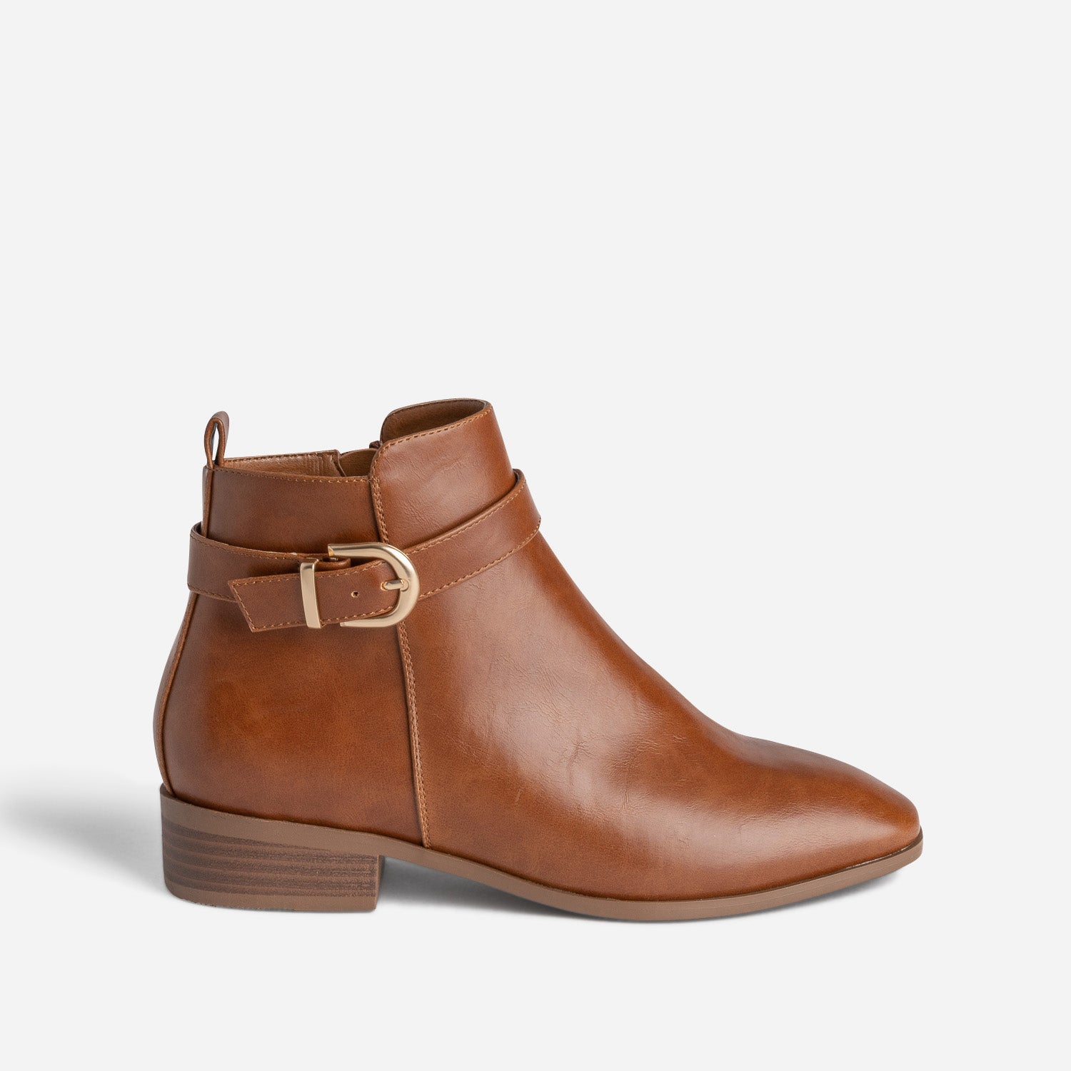 Bottines couleur cognac shop