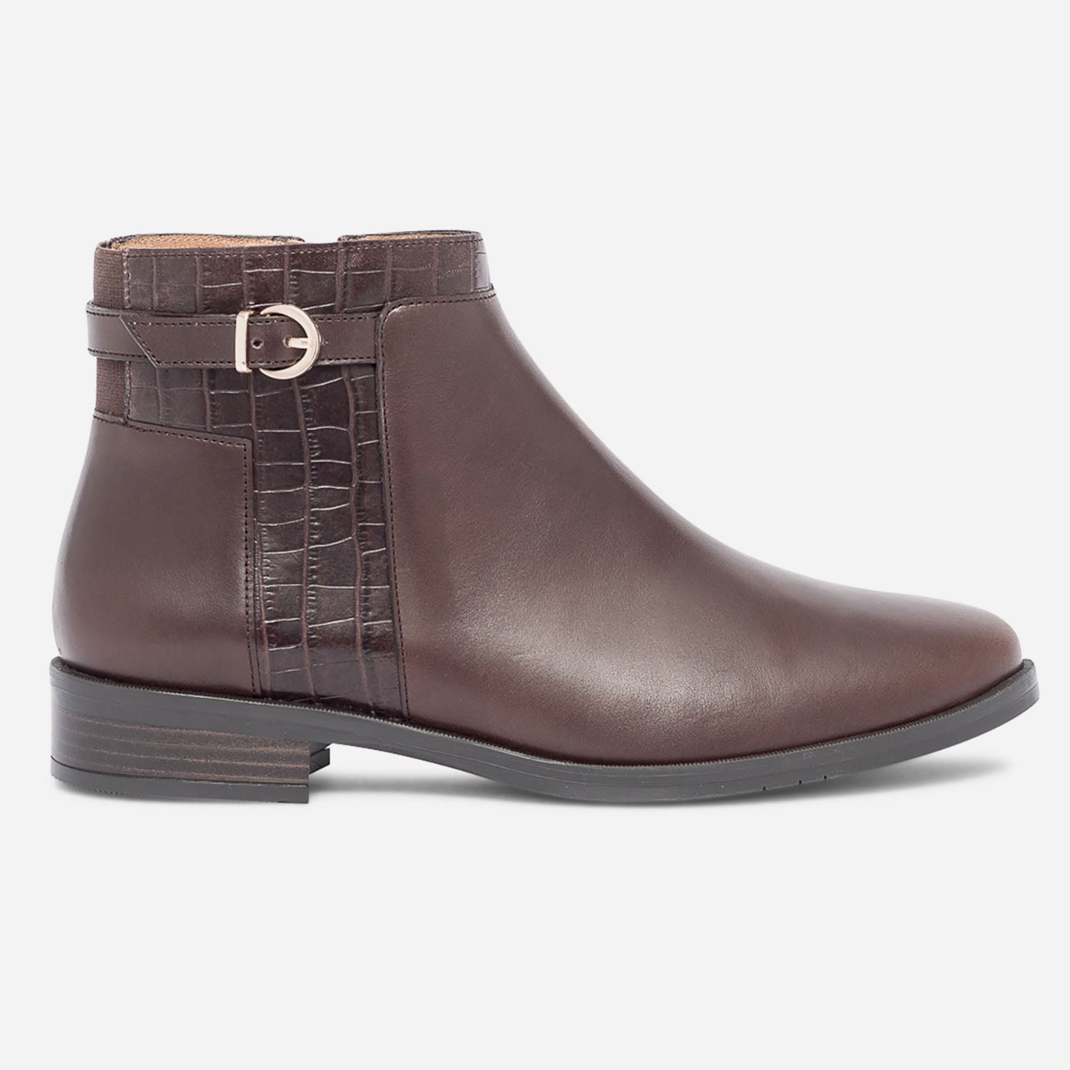 Bottine effet croco hotsell