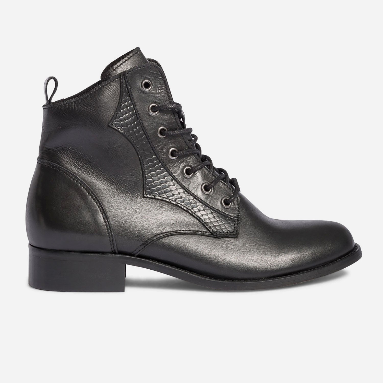 Bottines python noir femme 2025