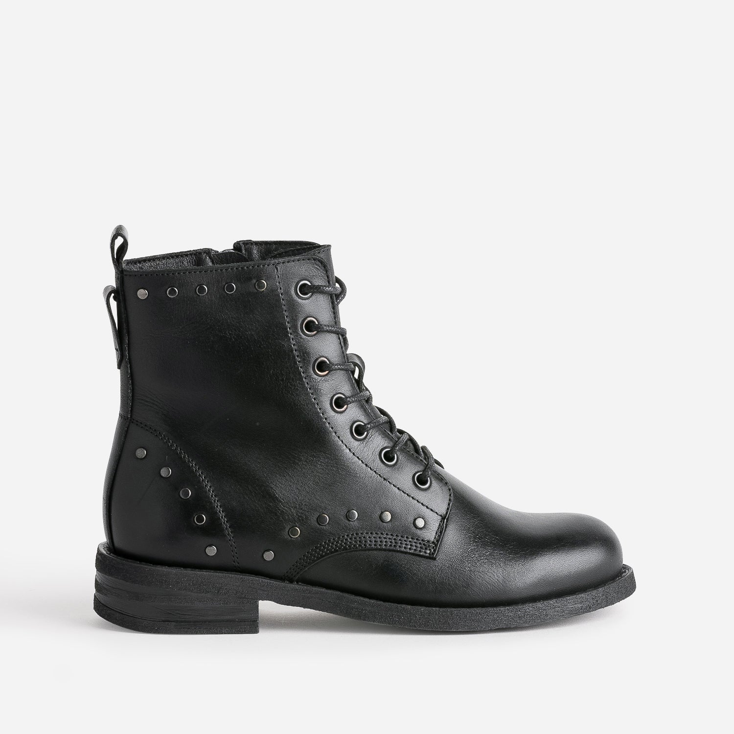 Bottine TEXTO noire a clous Boots bottines Femme ERAM