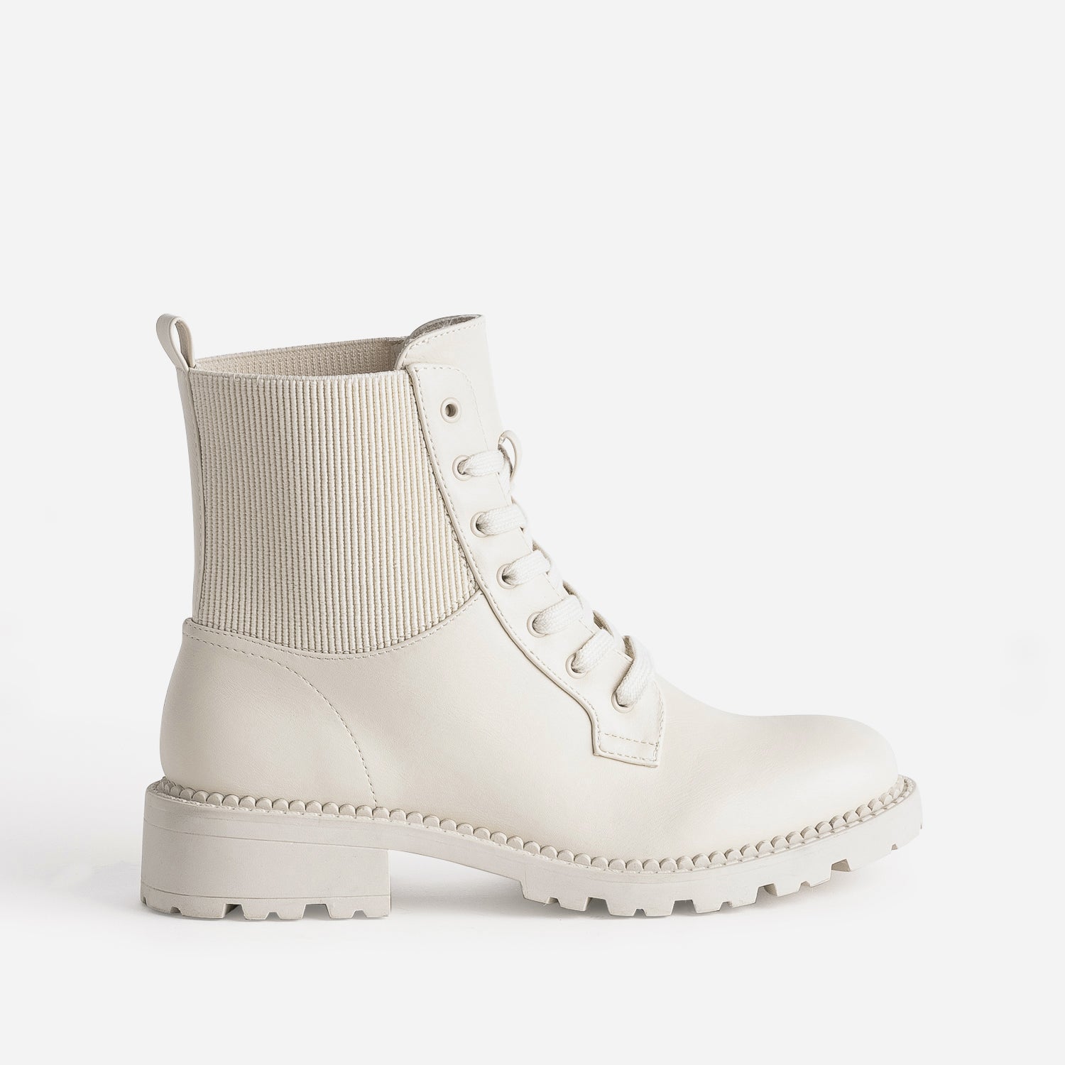 Bottines creme hotsell