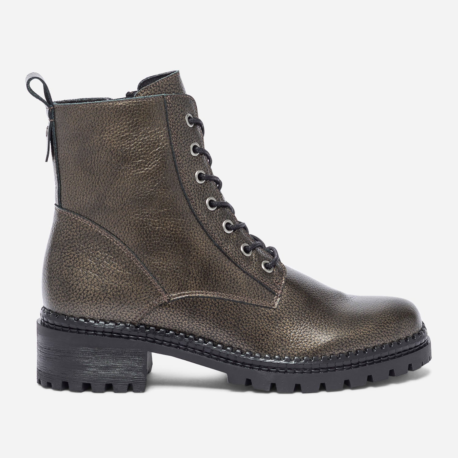 Bottine métallisée hot sale