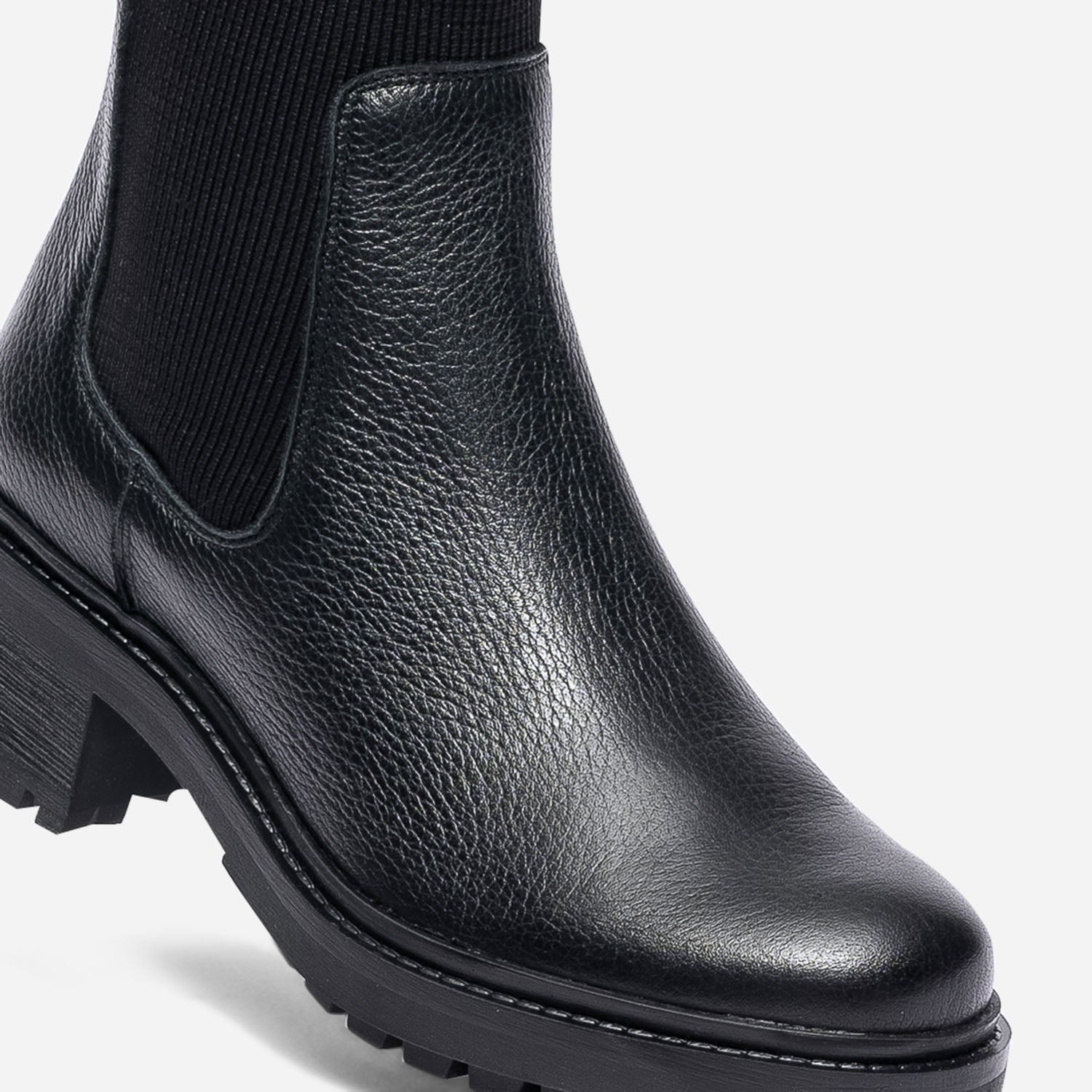 Boots talon cranté discount