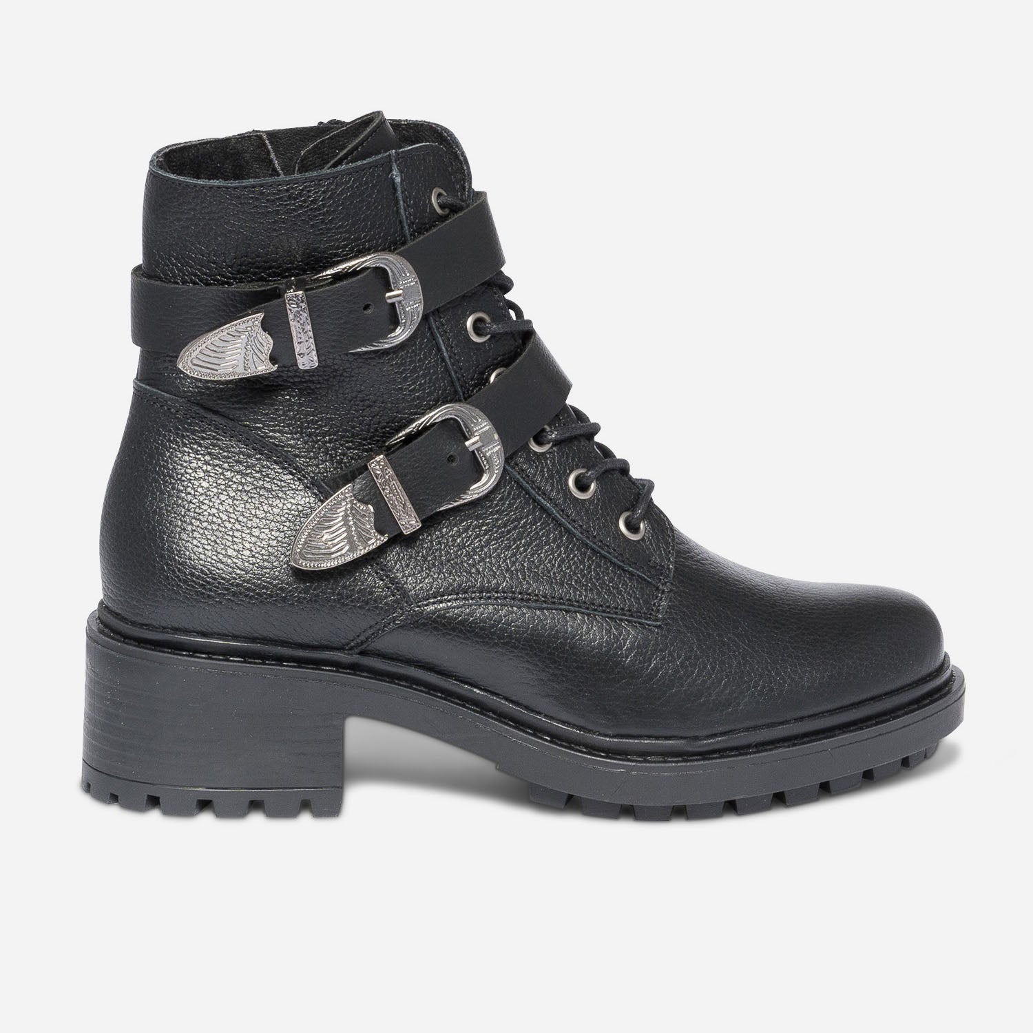 Boots femme boucle hotsell
