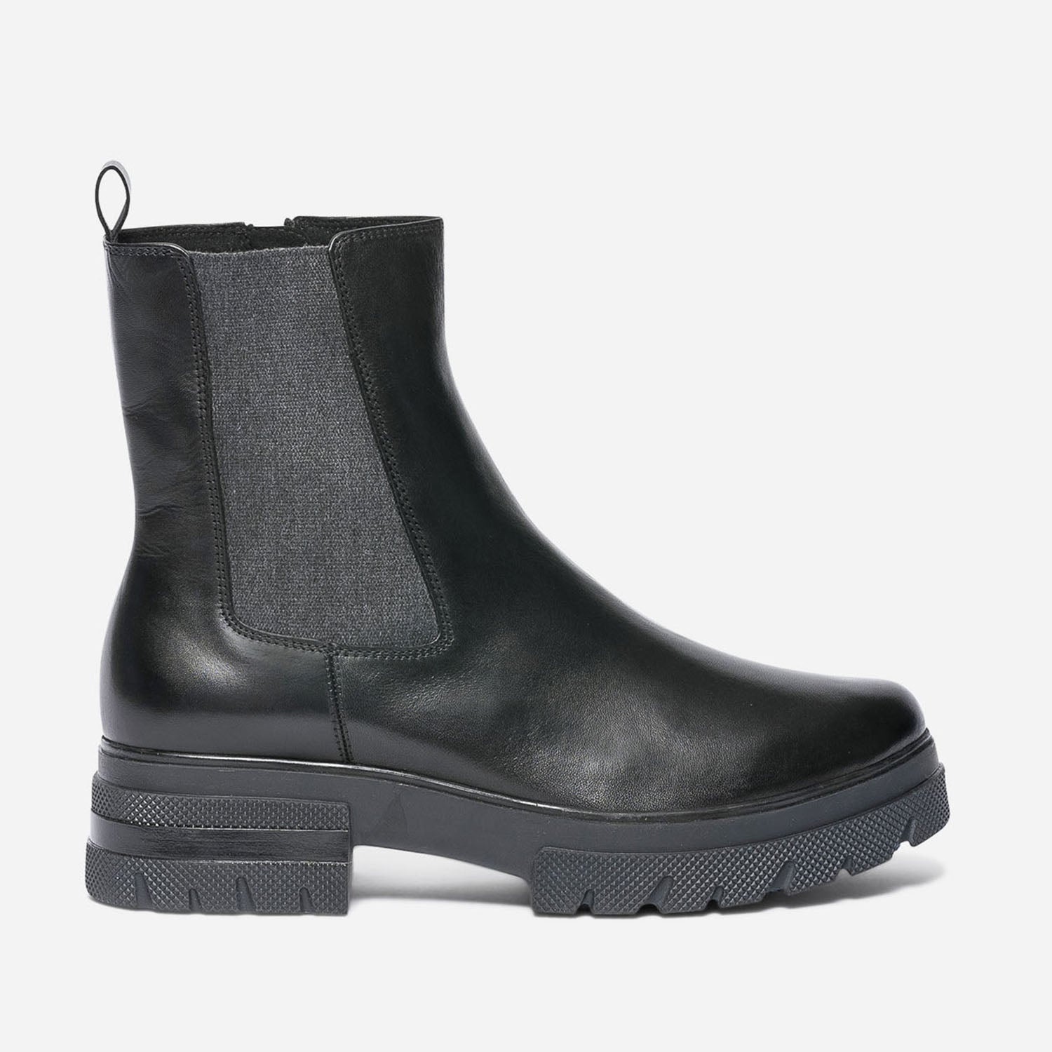 Chelsea boots CAPRICE noir en cuir lisse Boots bottines Femme