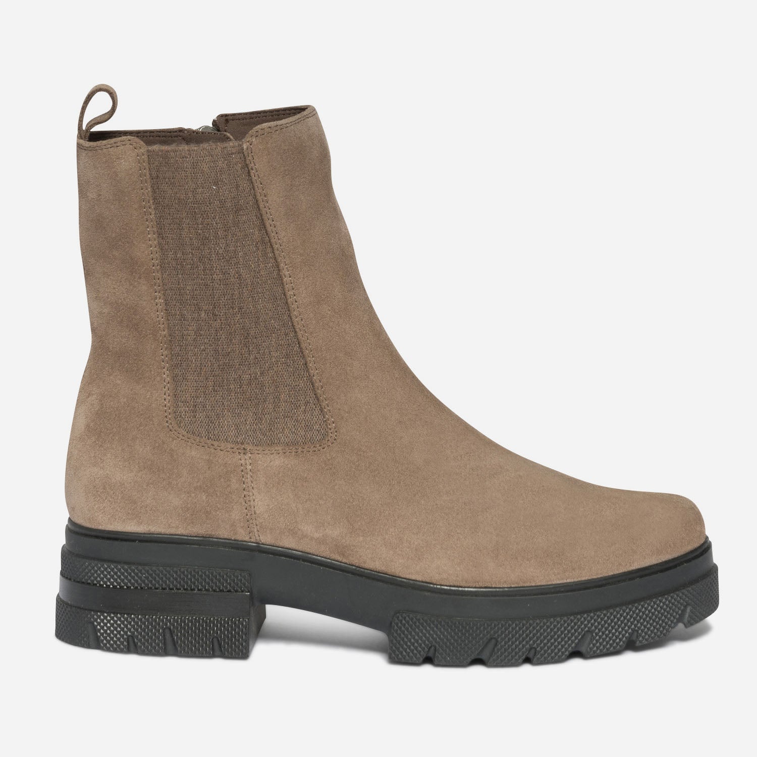 Chelsea boots CAPRICE taupe en cuir velours Boots bottines