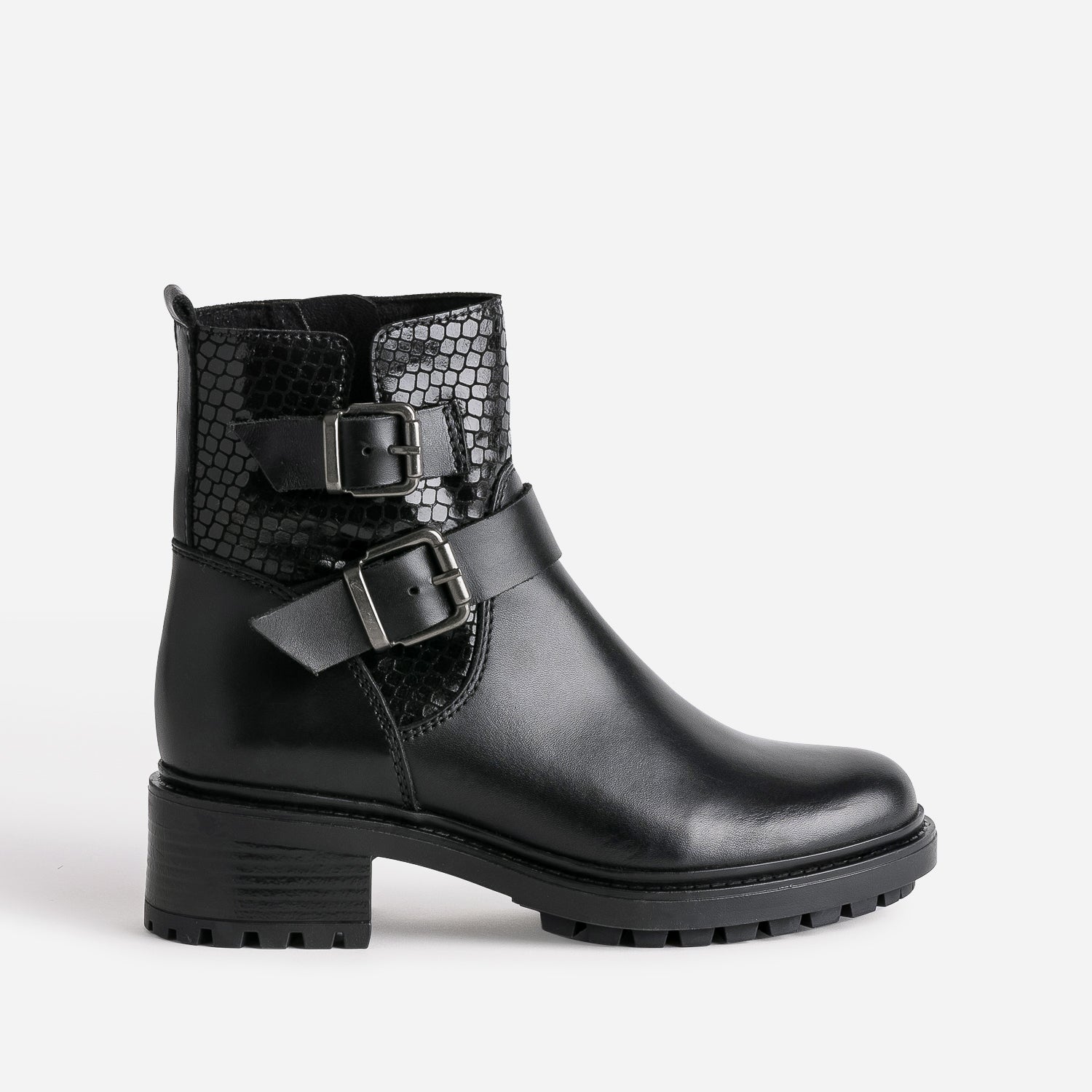 Bottine motard on sale femme
