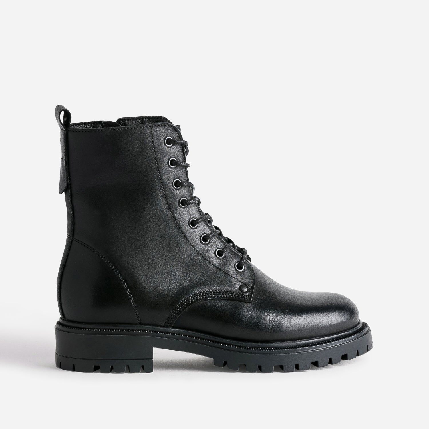 Bottines lacets noires femme outlet