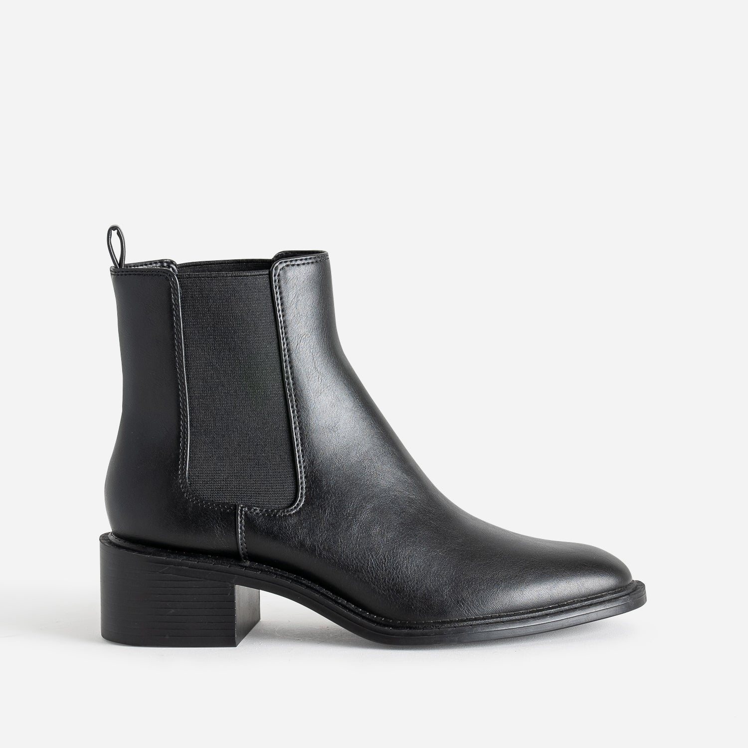 Chelsea boots de pluie IGOR noir crante Boots bottines Femme ERAM