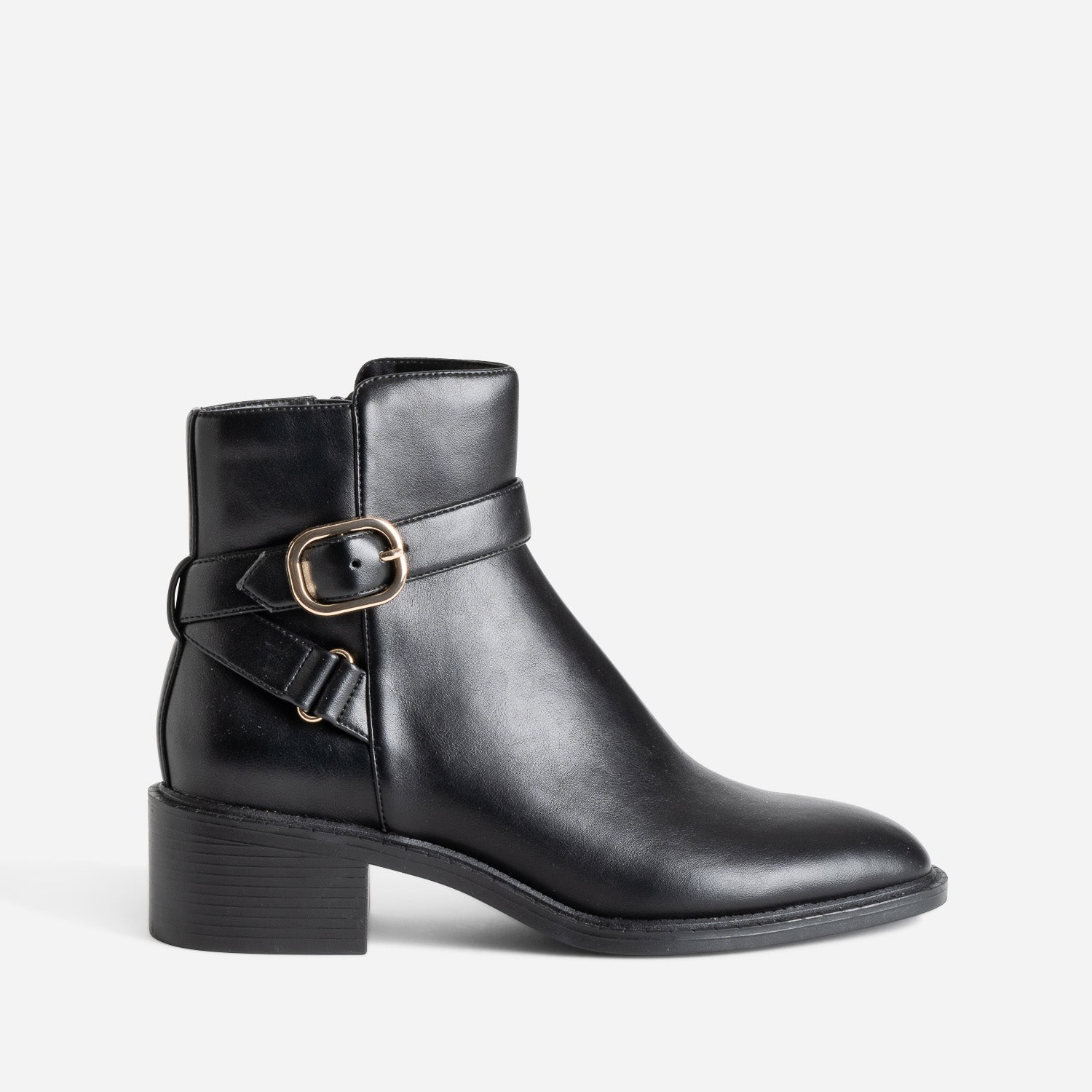 Boots noir avec bride Boots bottines Femme ERAM