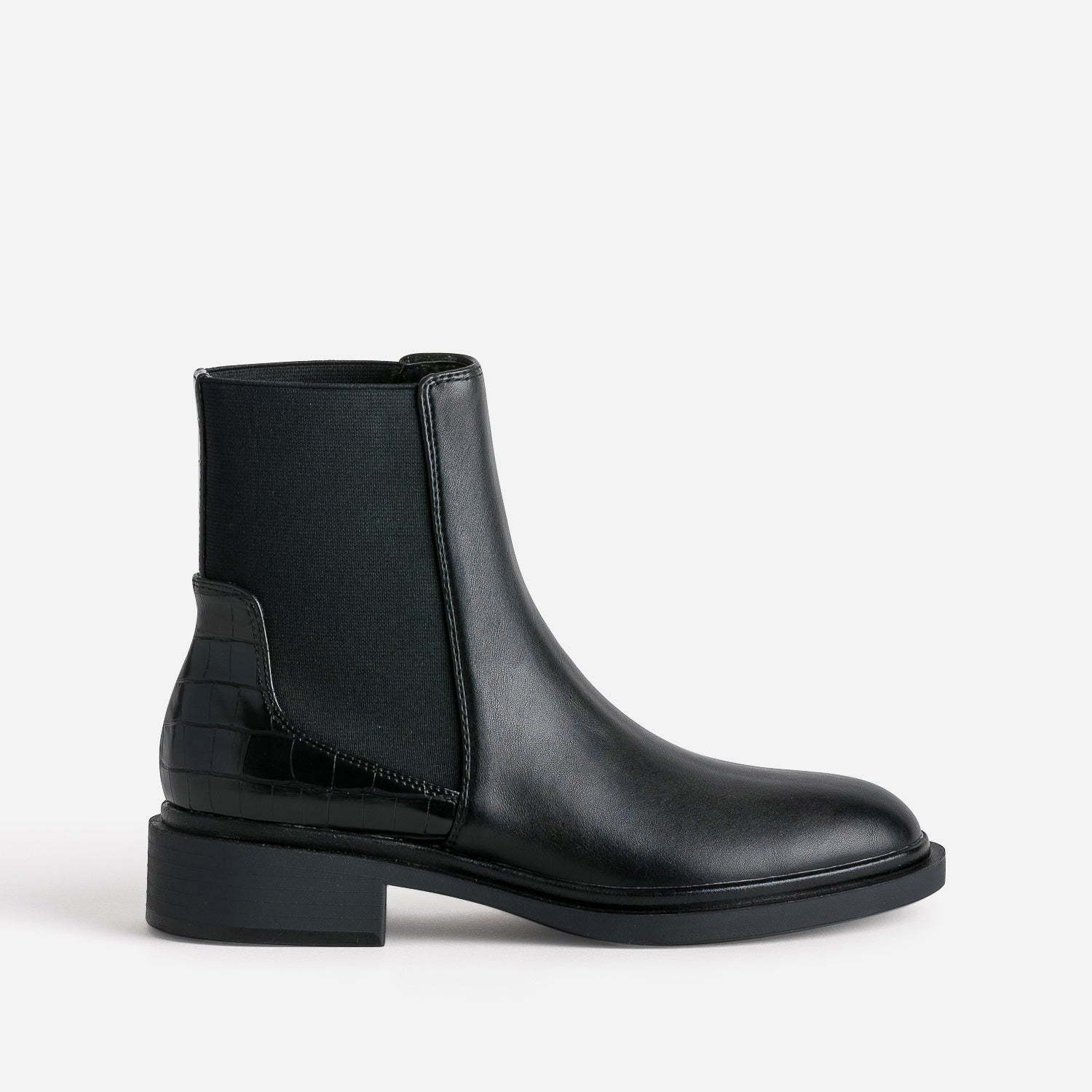Bottines chelsea femme noir cheap