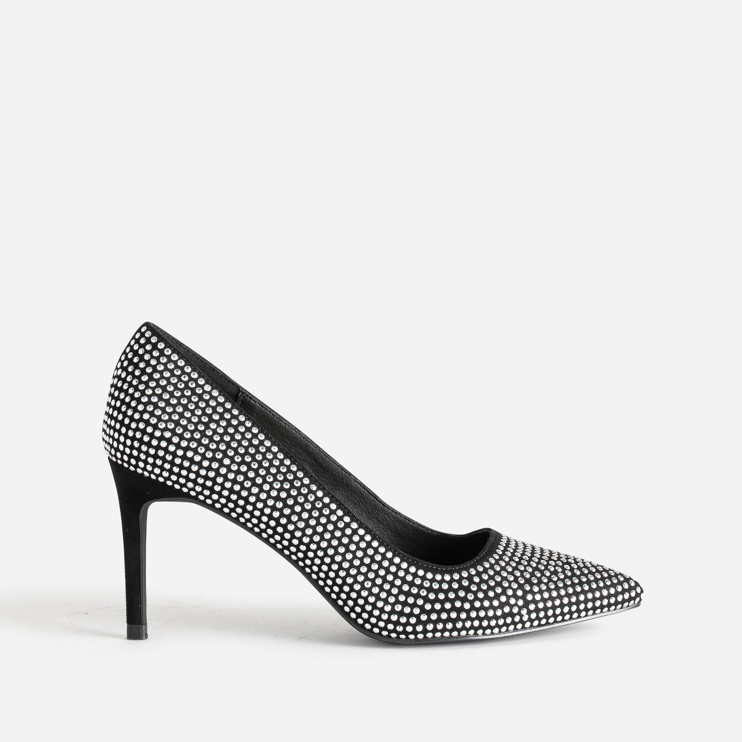 Escarpin stiletto TEXTO noir decor strass Escarpins Femme ERAM