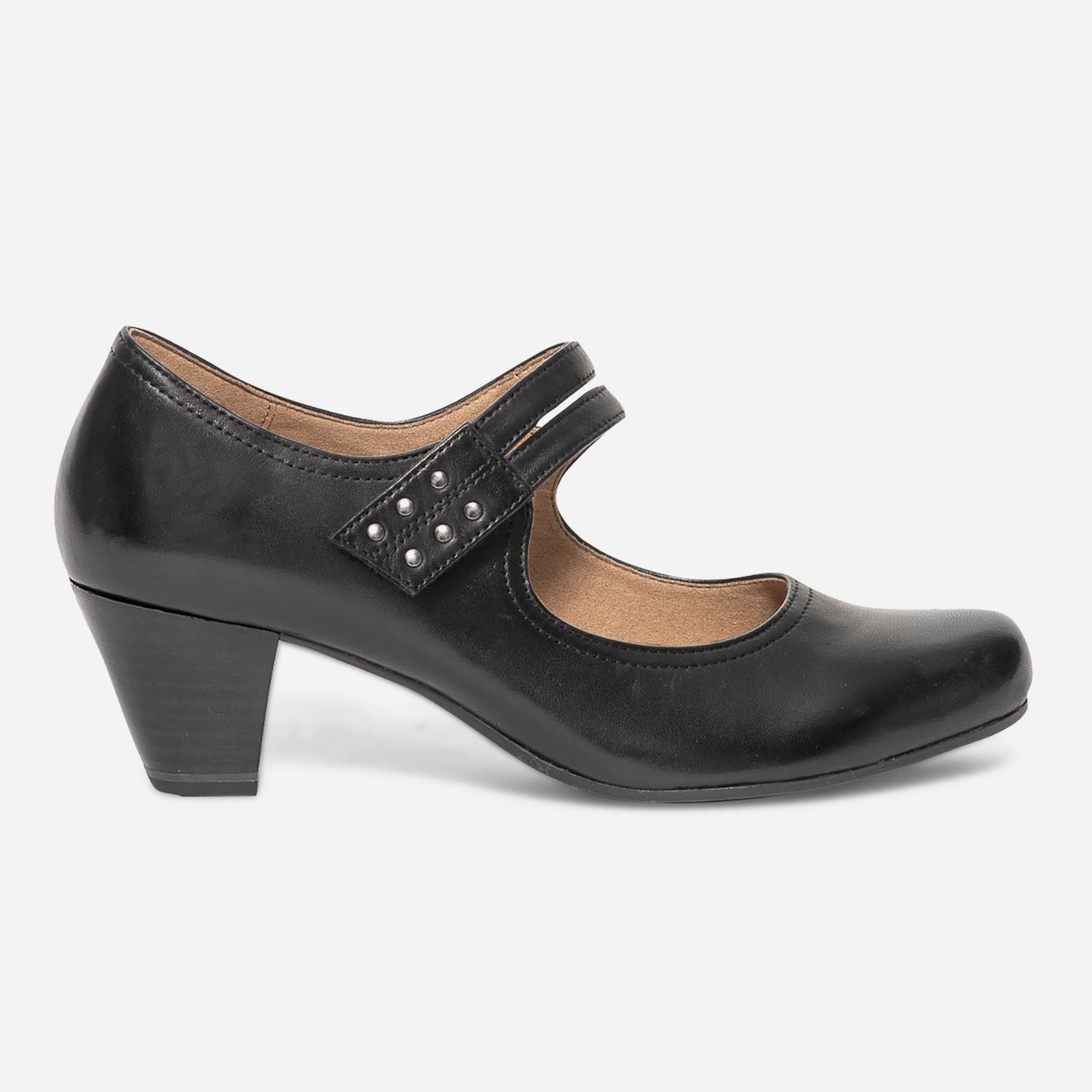 Escarpin confort CAPRICE noir en cuir Escarpins Femme ERAM