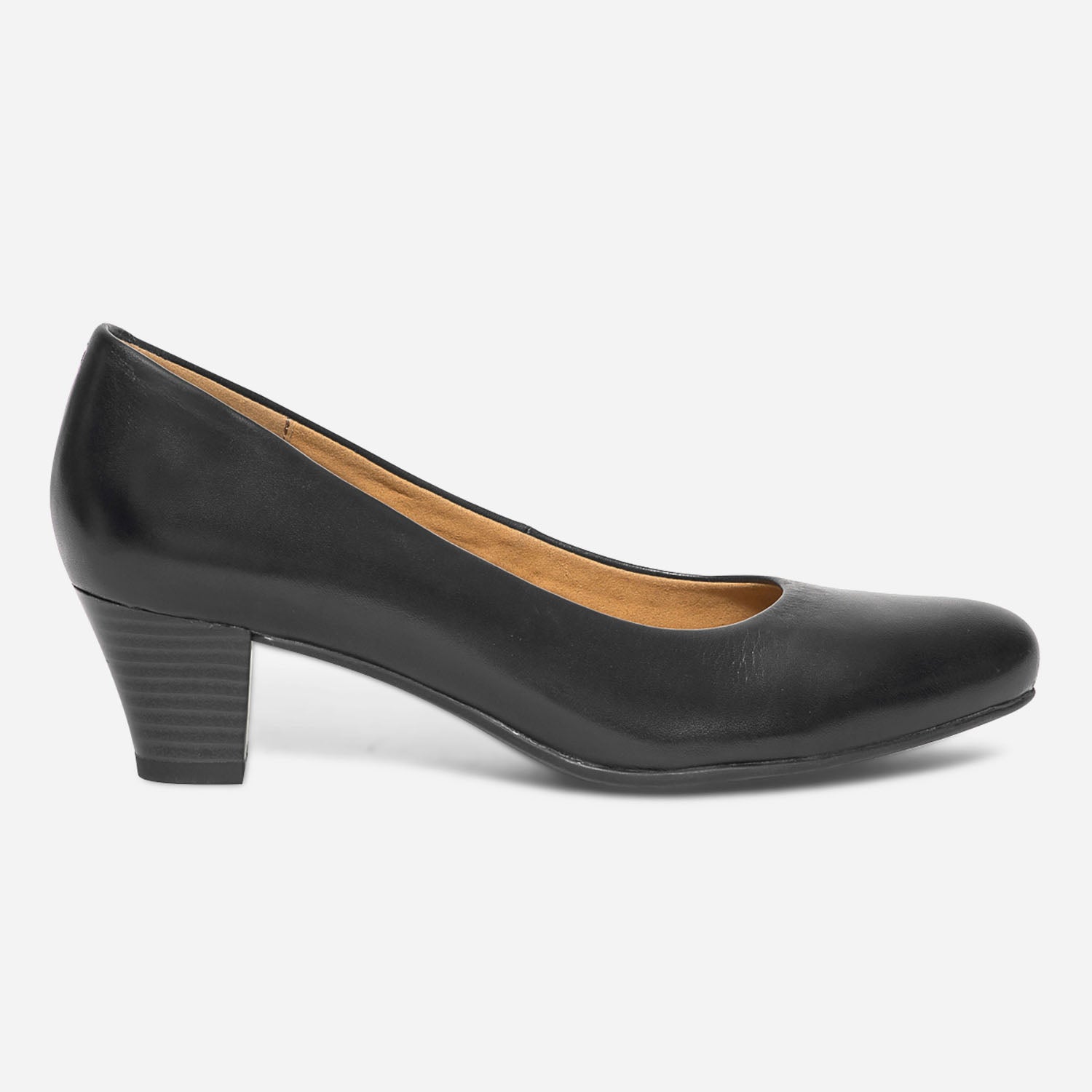 Escarpin cuir noir femme sales