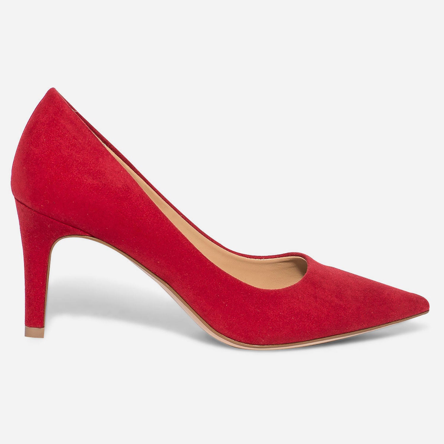 Escarpin TEXTO rouge suede Escarpins Femme ERAM