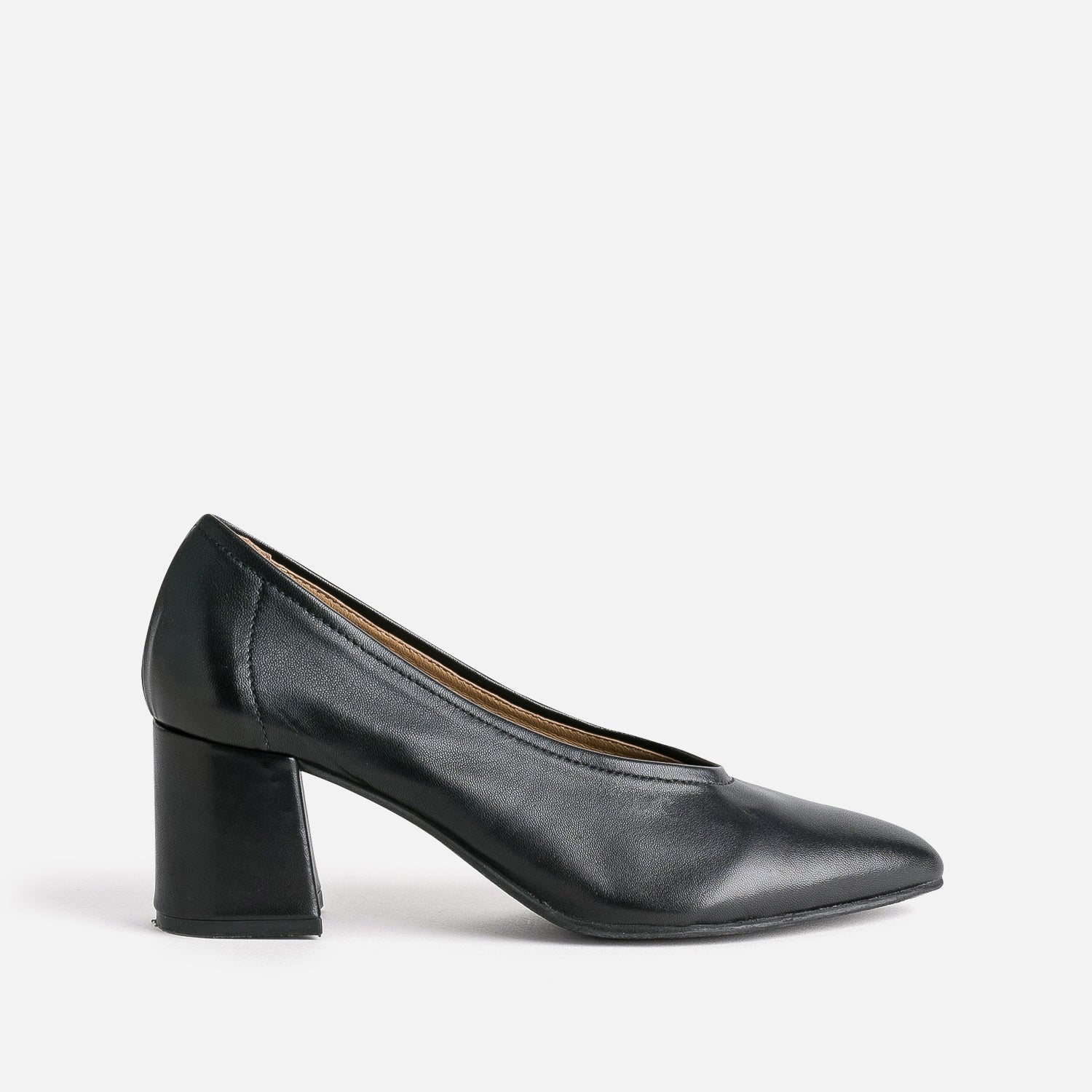 Escarpin sales noir cuir