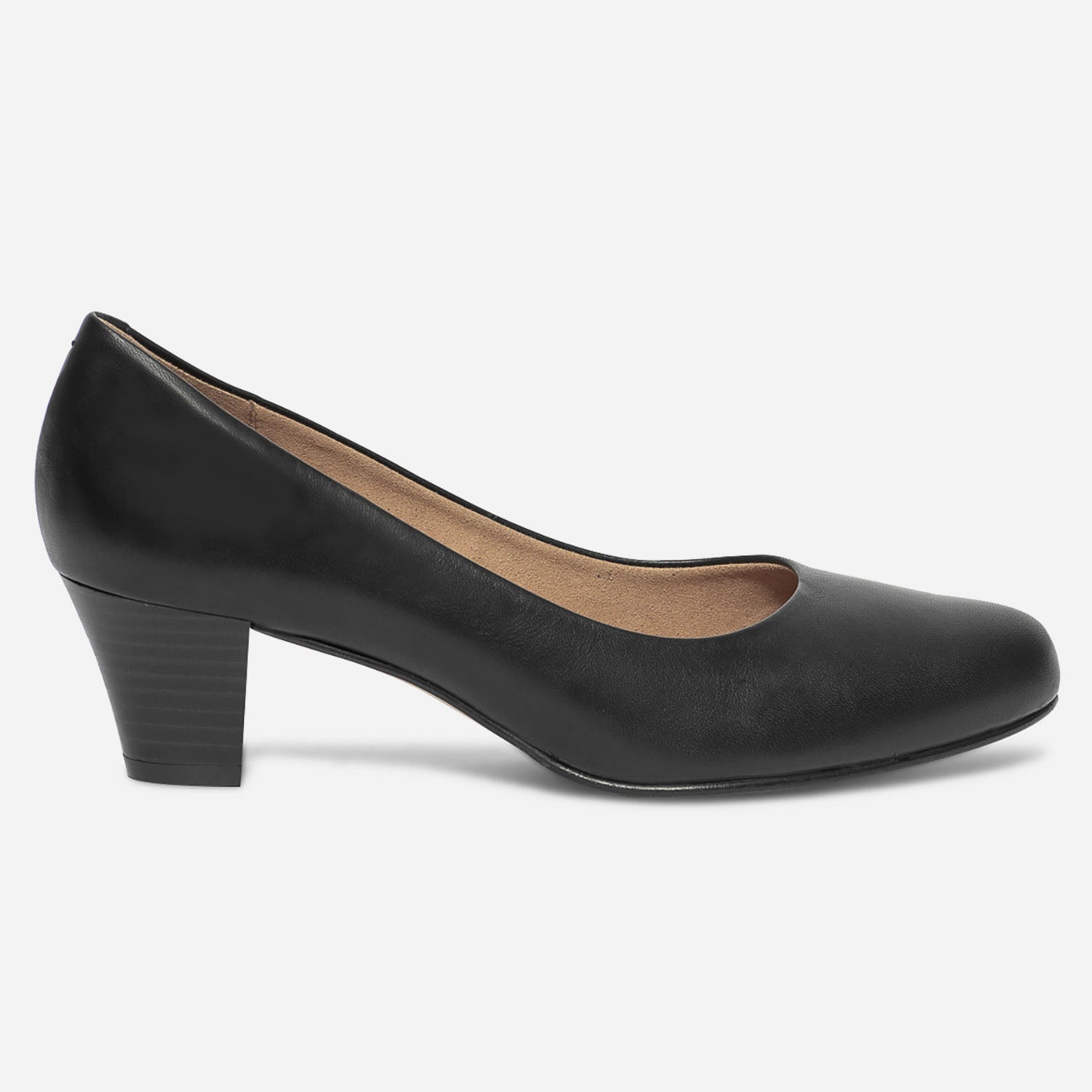 Escarpin noir talon bois discount