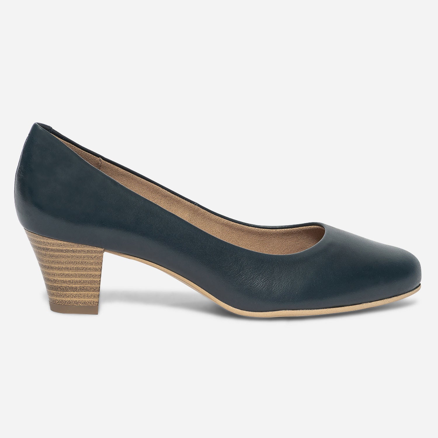 Escarpin ERAM FLEX bleu marine en cuir Escarpins Femme ERAM