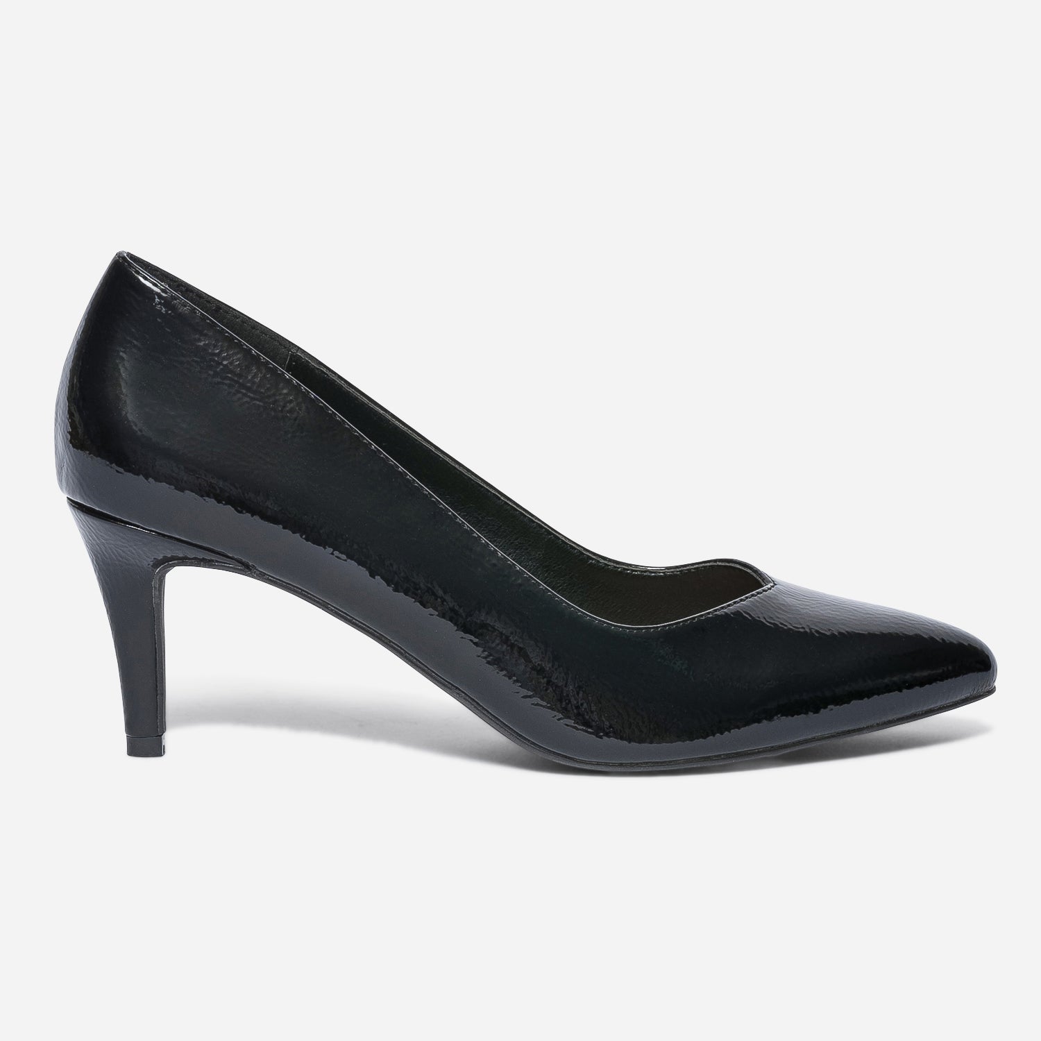 Escarpin noir verni a bout pointu Escarpins Femme ERAM