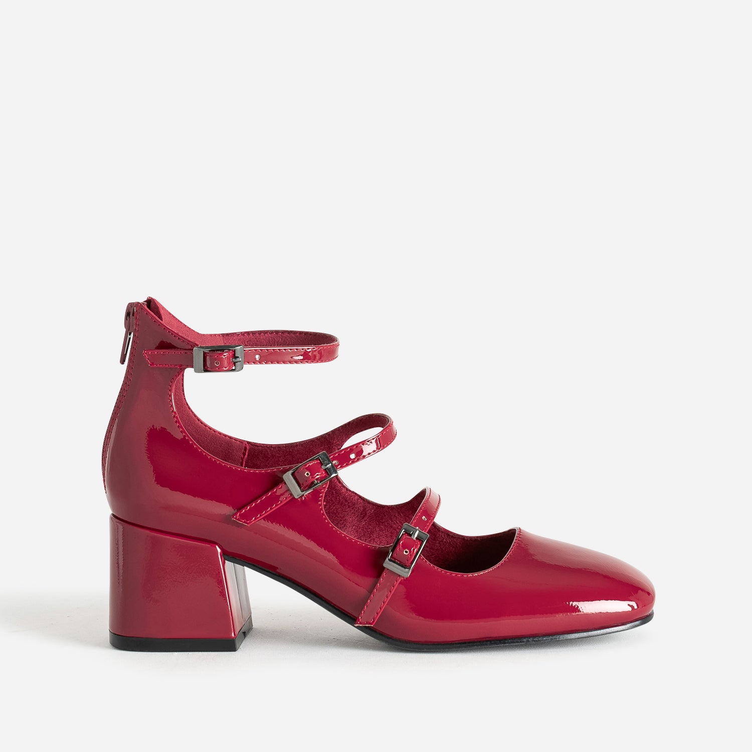 Chaussure a talon rouge vernis clearance