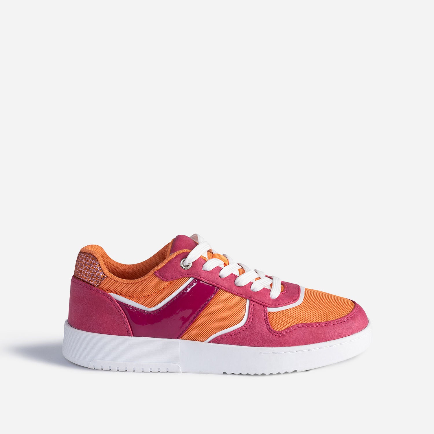 Tennis TEXTO rose et orange Baskets Tennis Femme ERAM