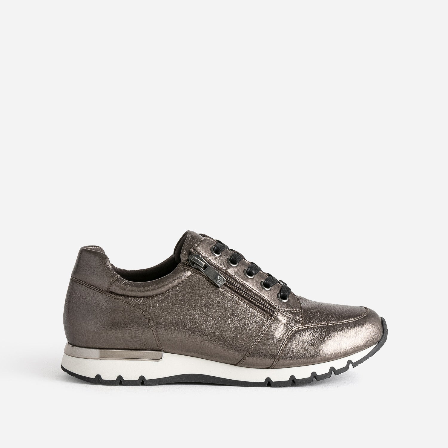 Tennis CAPRICE bronze en cuir Baskets Tennis Femme ERAM