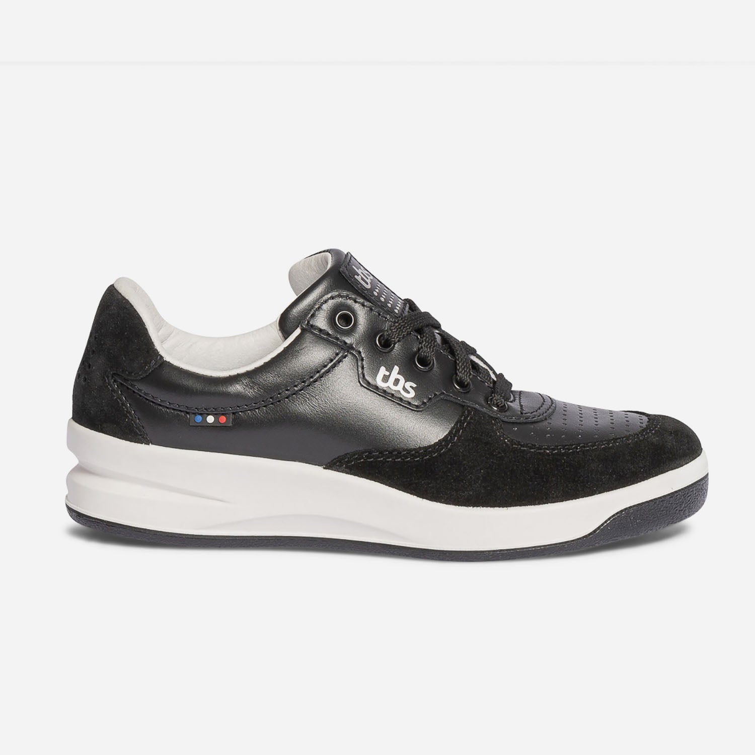 Tennis TBS noire bi mati re Baskets Tennis Femme ERAM