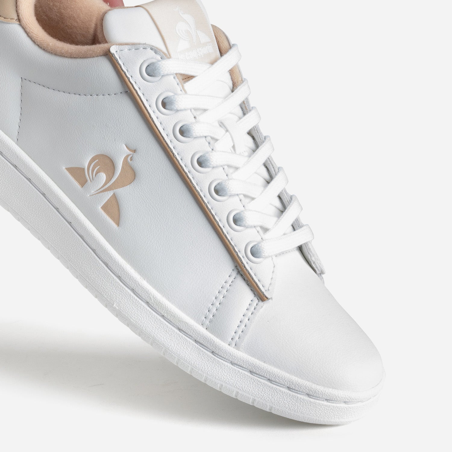 Tennis LE COQ SPORTIF blanche en cuir Baskets Tennis Femme ERAM