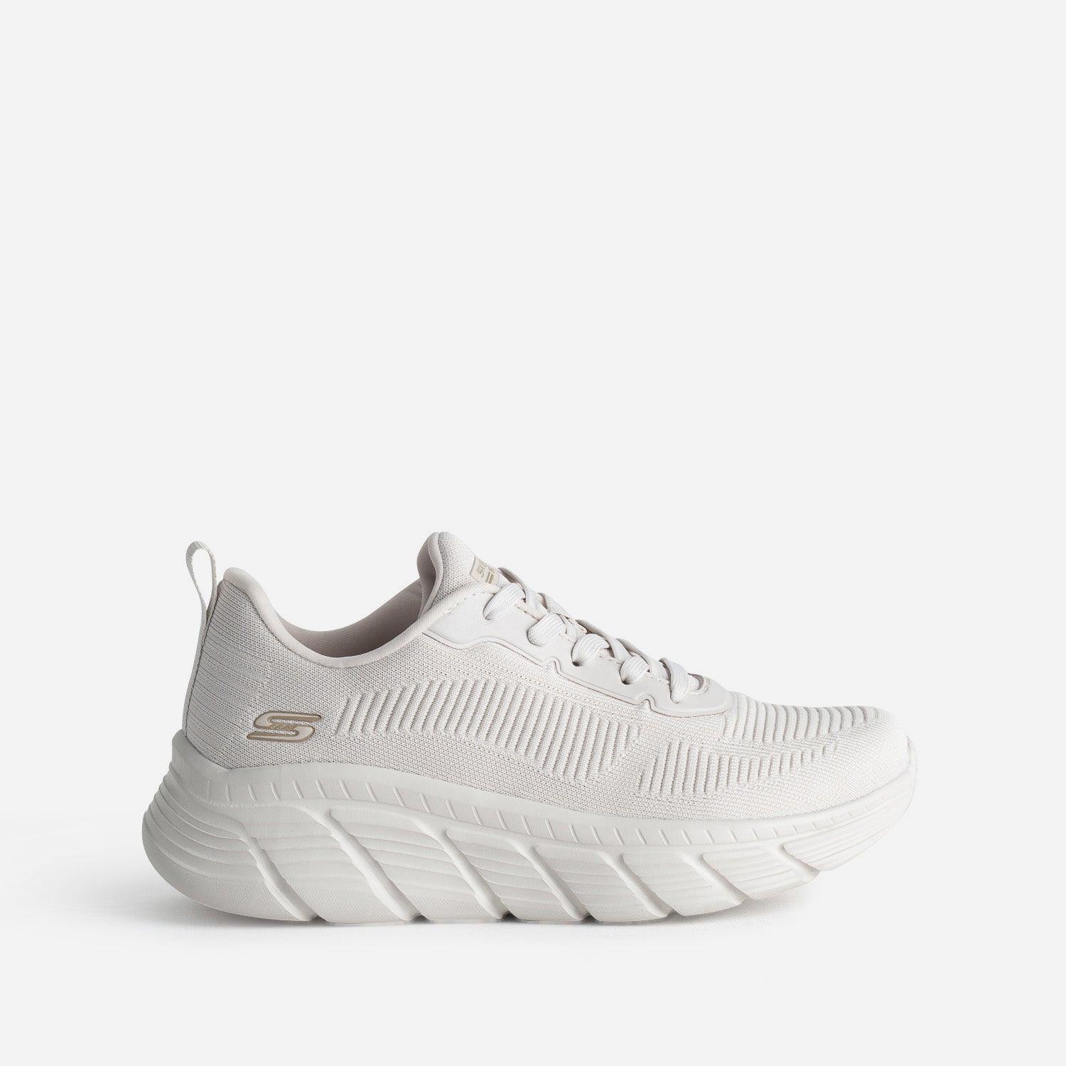 Baskets blanche SKECHERS a semelle epaisse