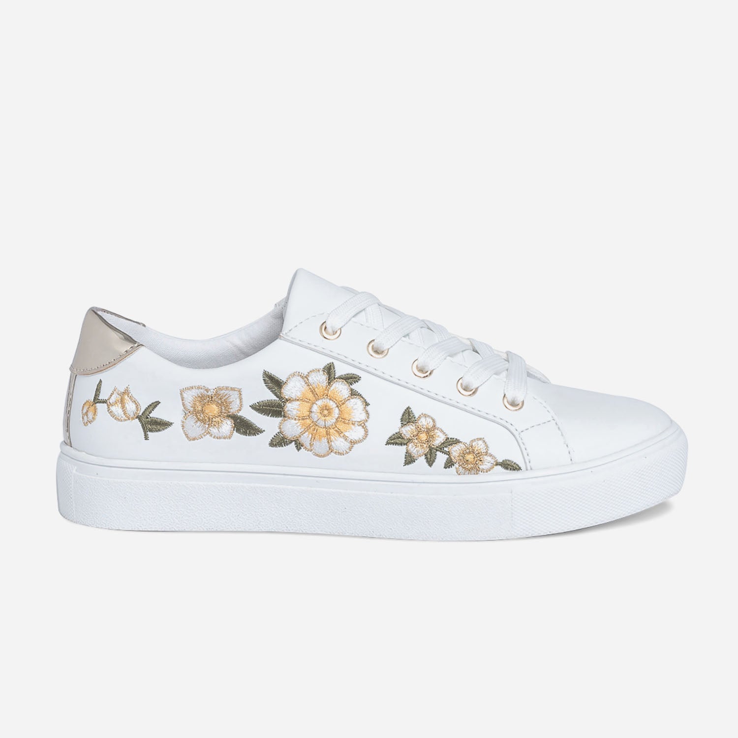 Basket brodées fleur cheap