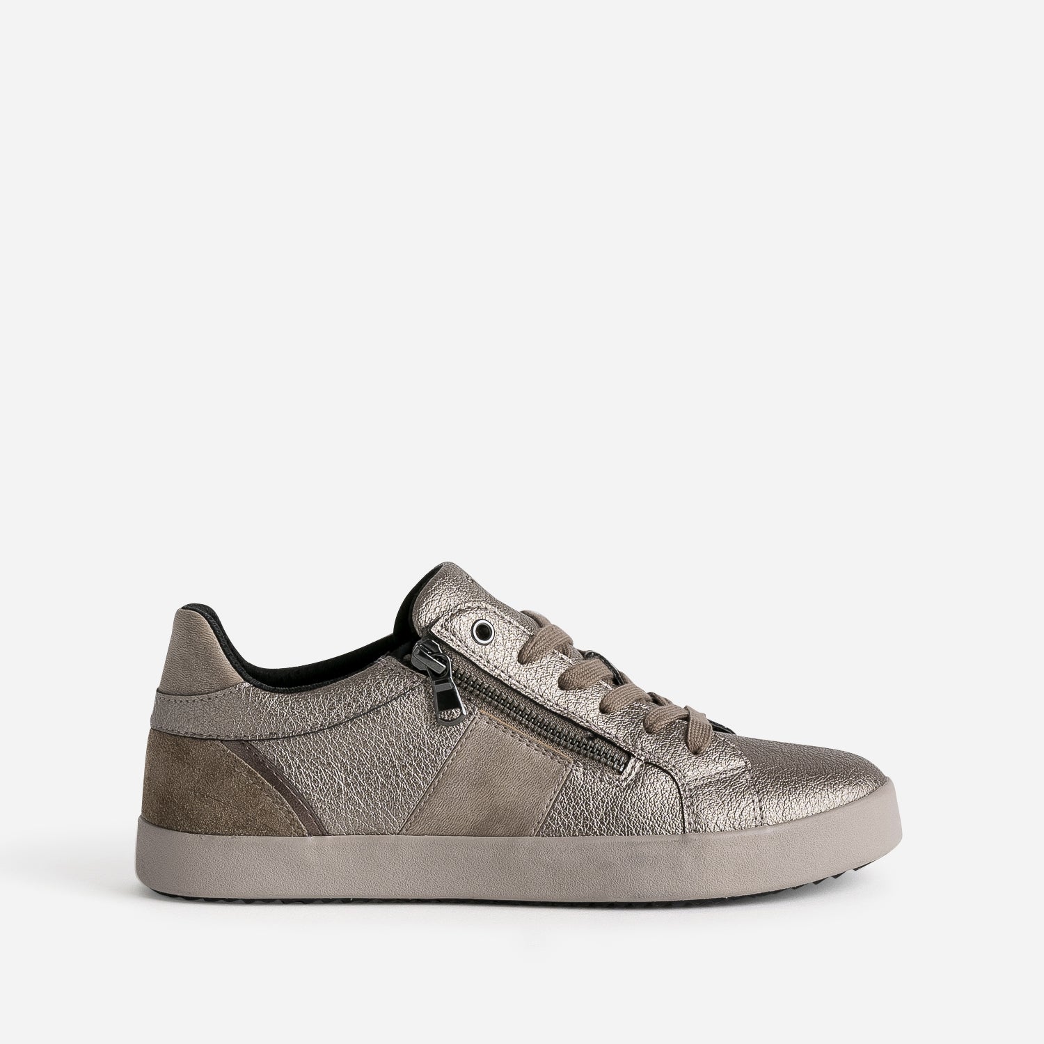 Tennis GEOX taupe metallise
