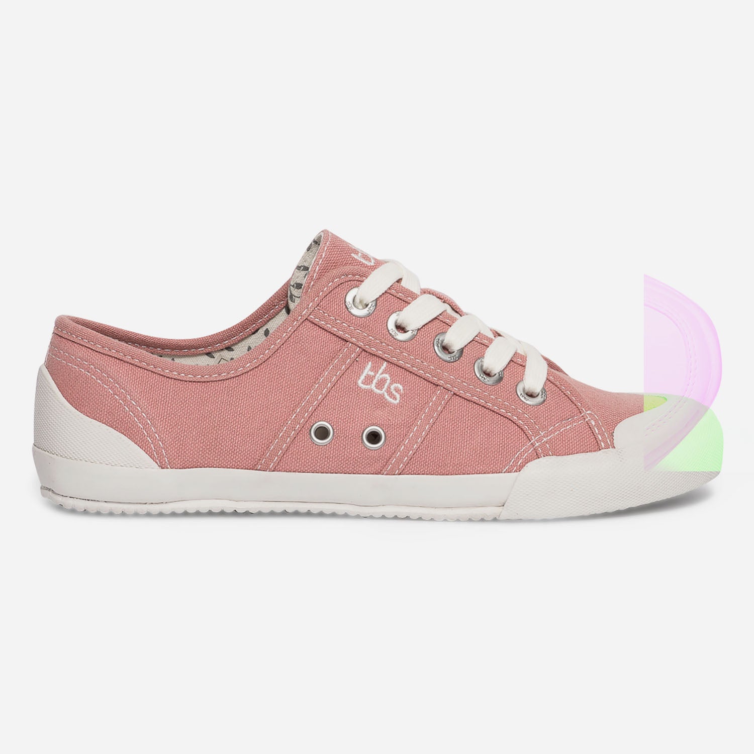 Tennis TBS rose en toile Toiles Femme ERAM