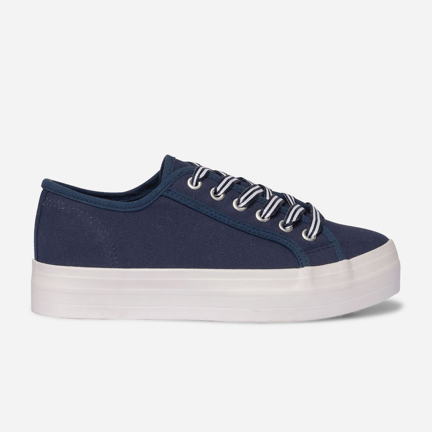 Tennis toile bleu 2025 marine femme