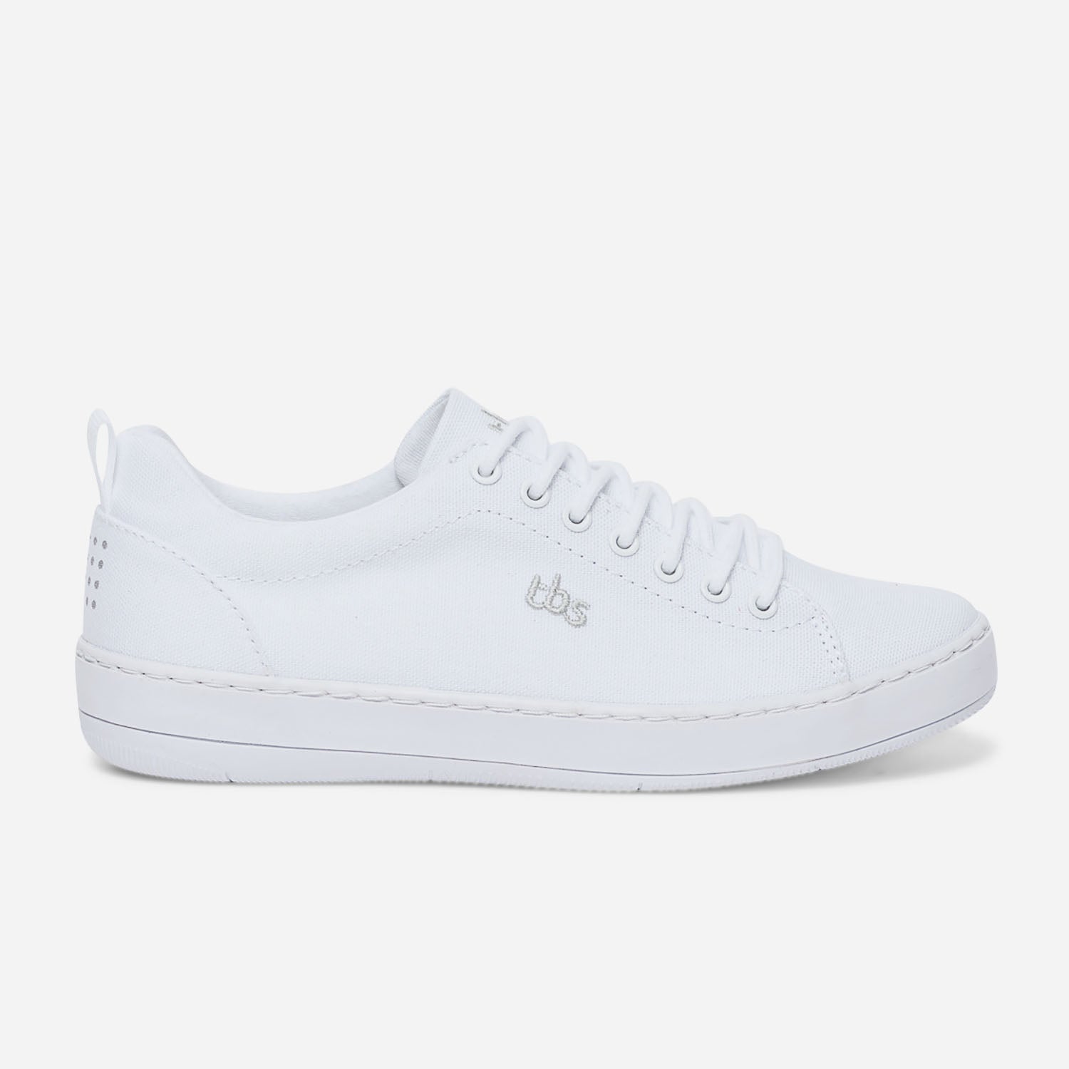 Tennis TBS blanche en toile Toiles Femme ERAM