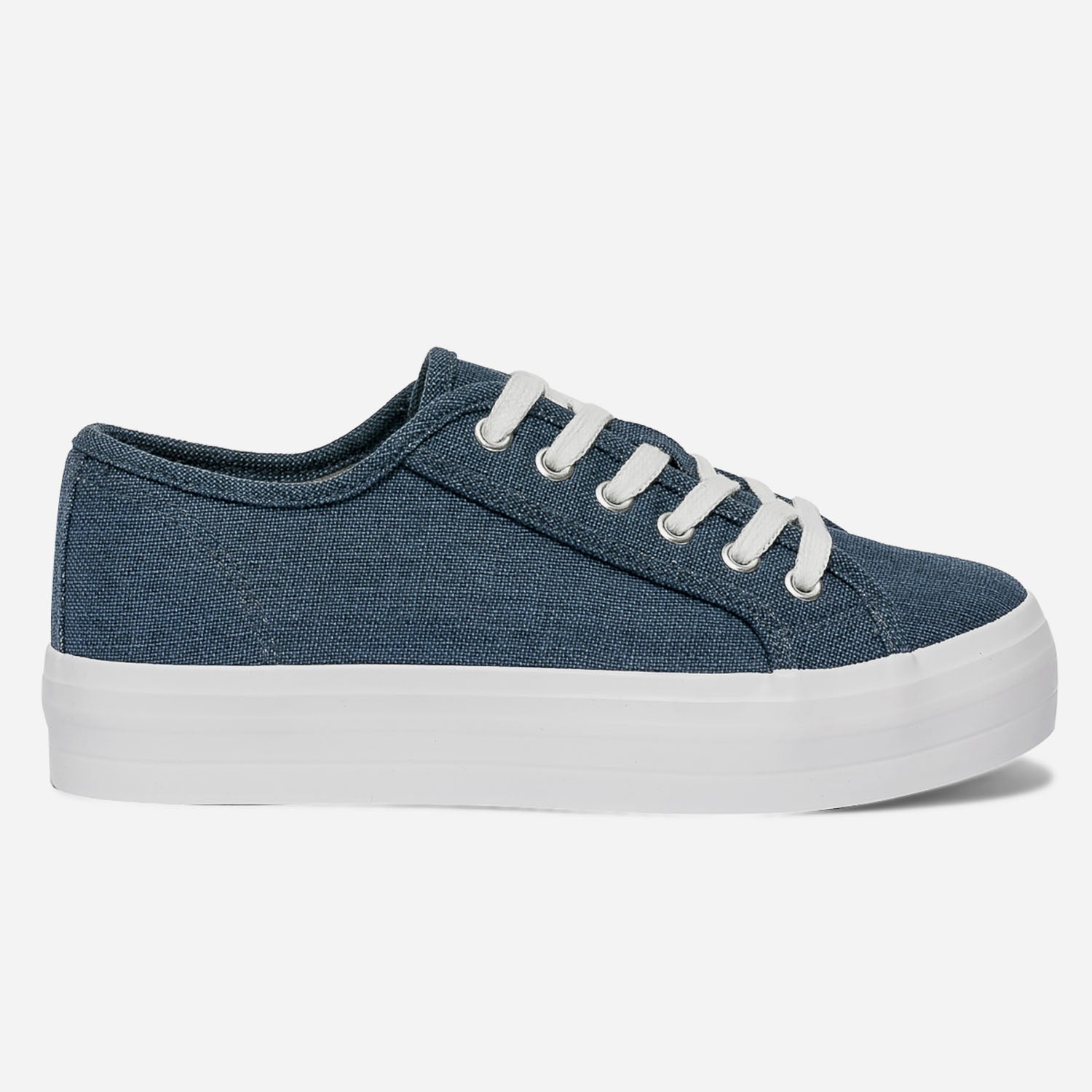 Tennis toile bleu 2025 marine femme