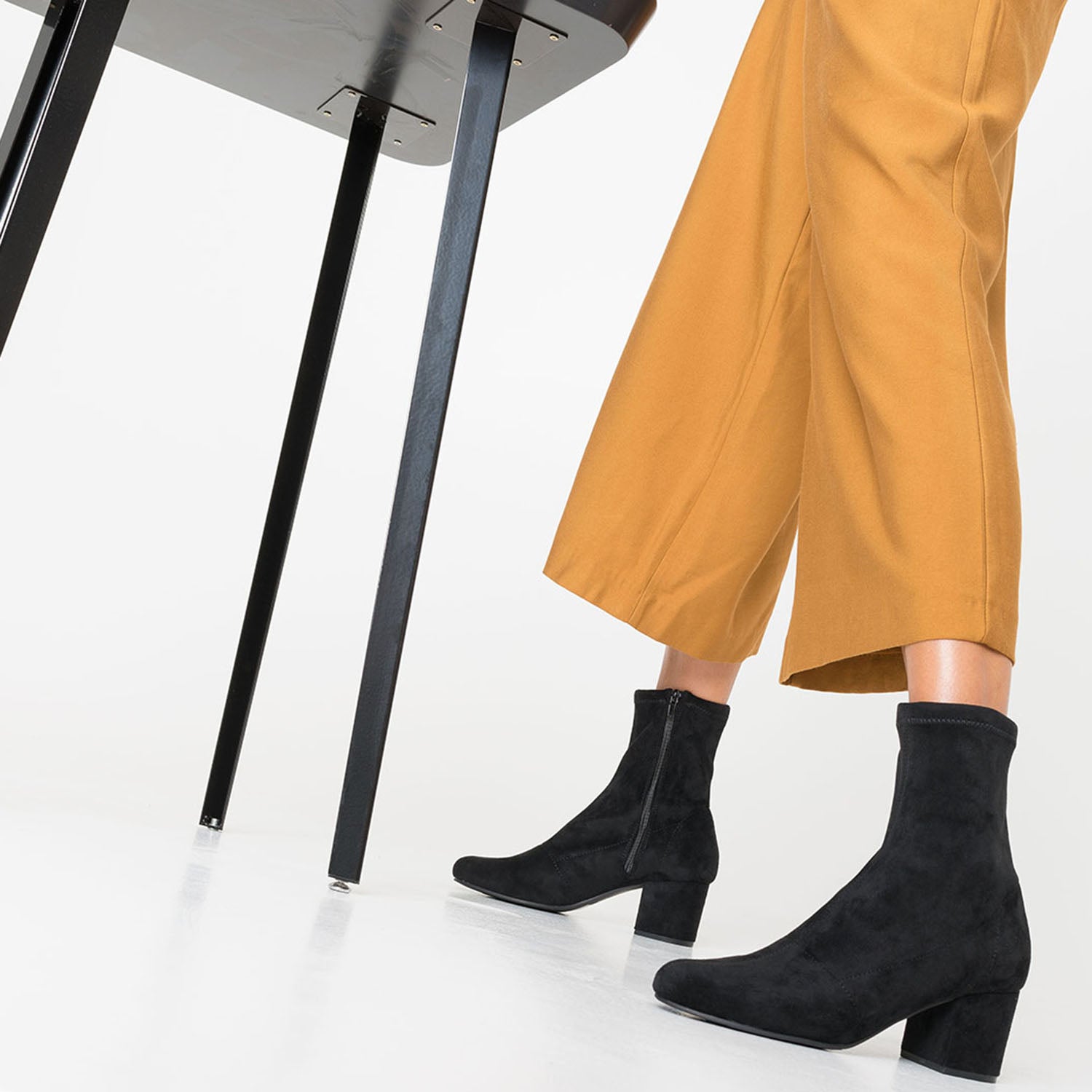 Bottines suedine femme cheap