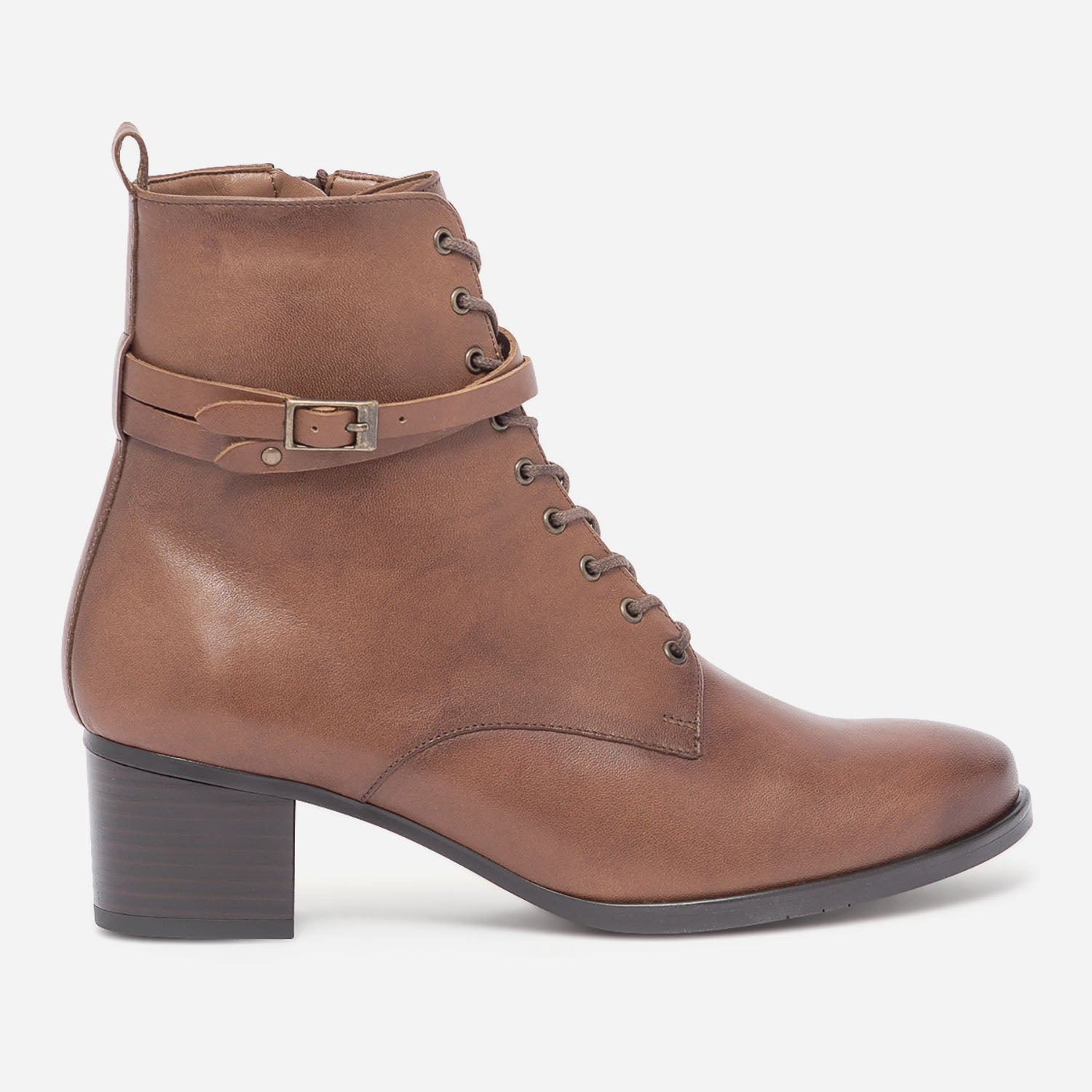 Bottine ERAM FLEX cognac en cuir Boots bottines Femme ERAM