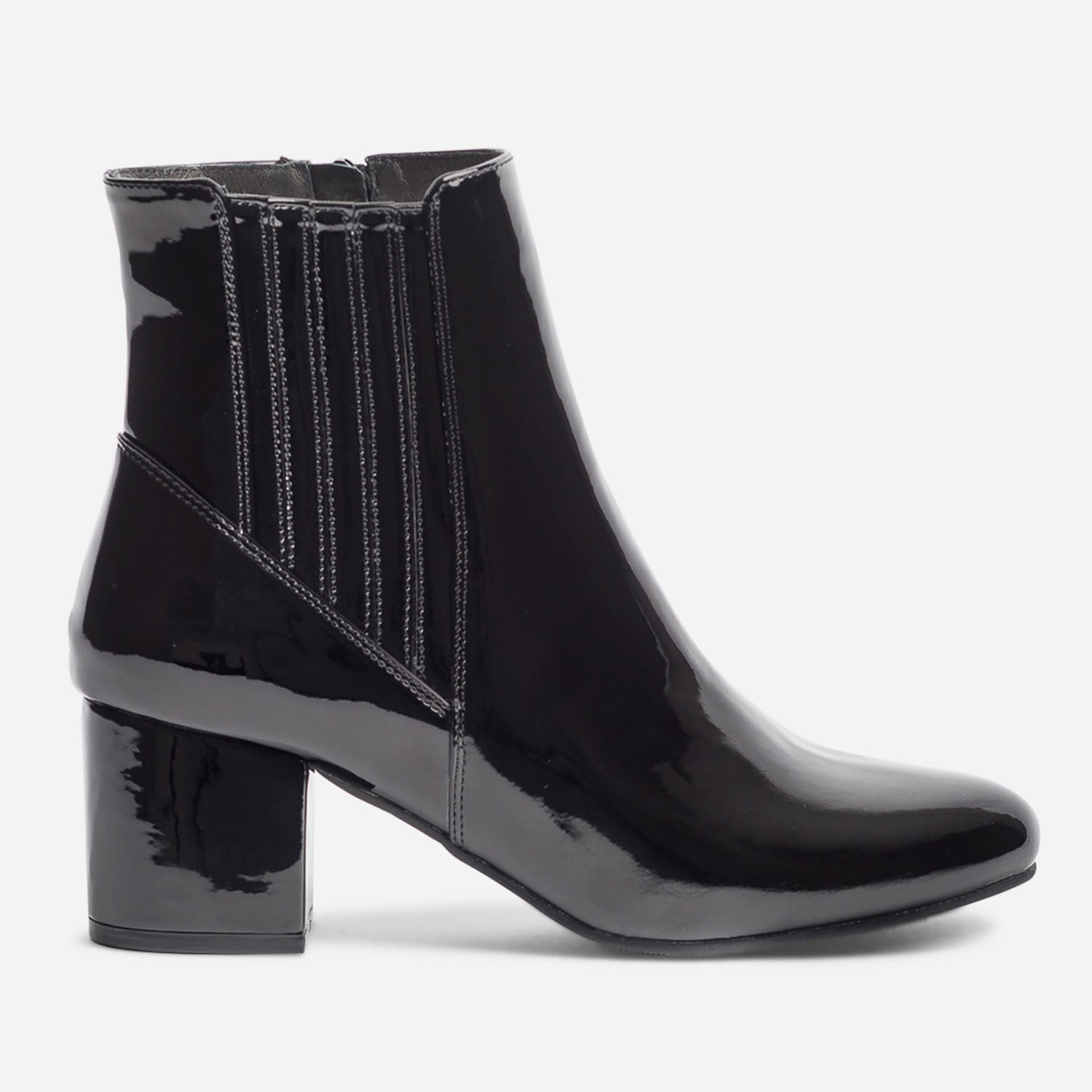 Boots TEXTO noir verni Boots bottines Femme ERAM