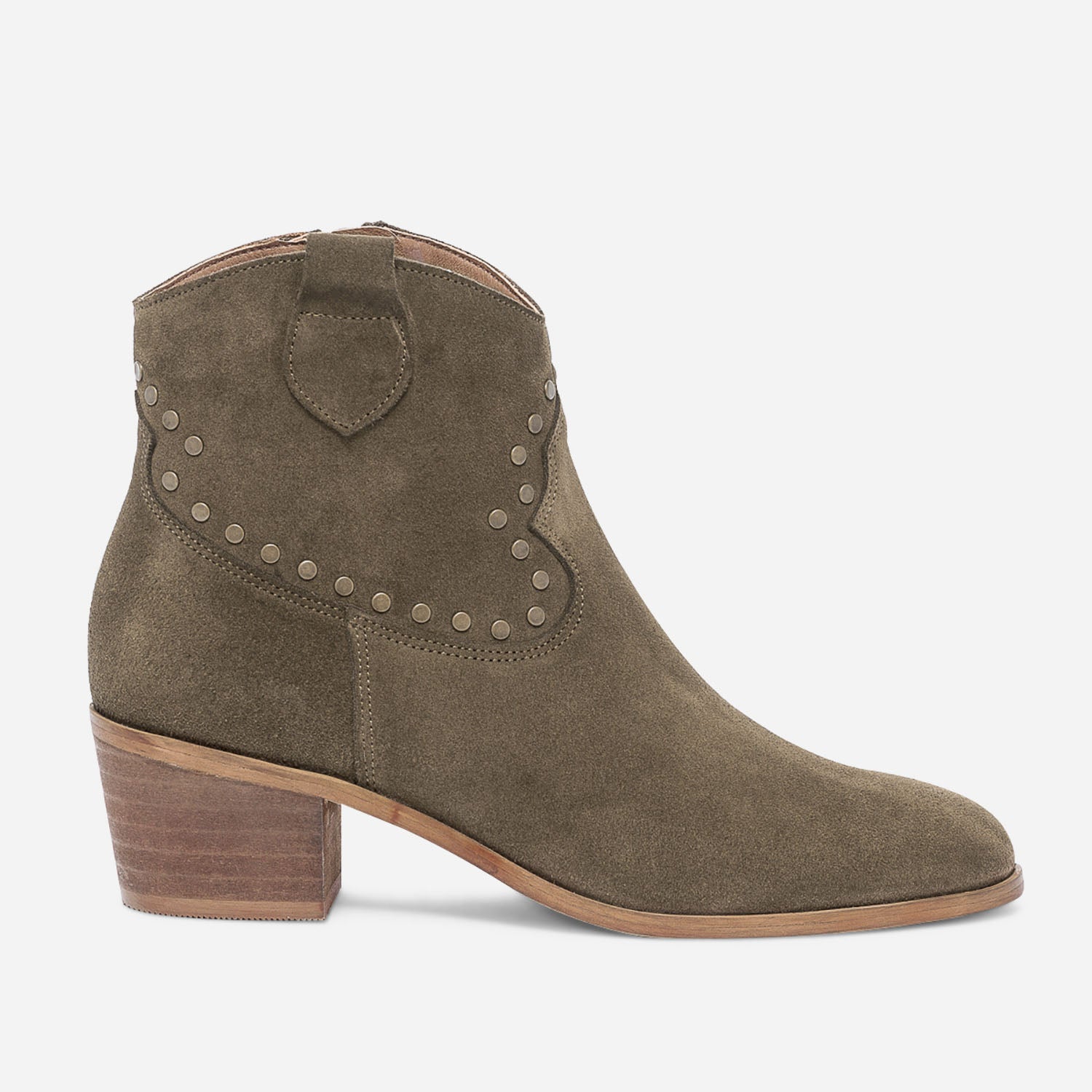 Bottines femme kaki clearance