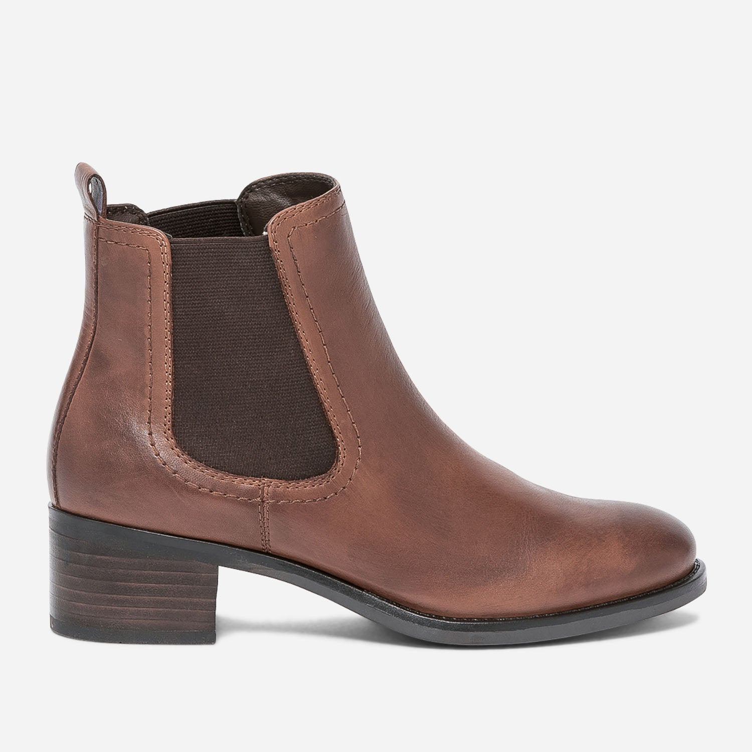 Chelsea boots camel en cuir Boots bottines Femme ERAM
