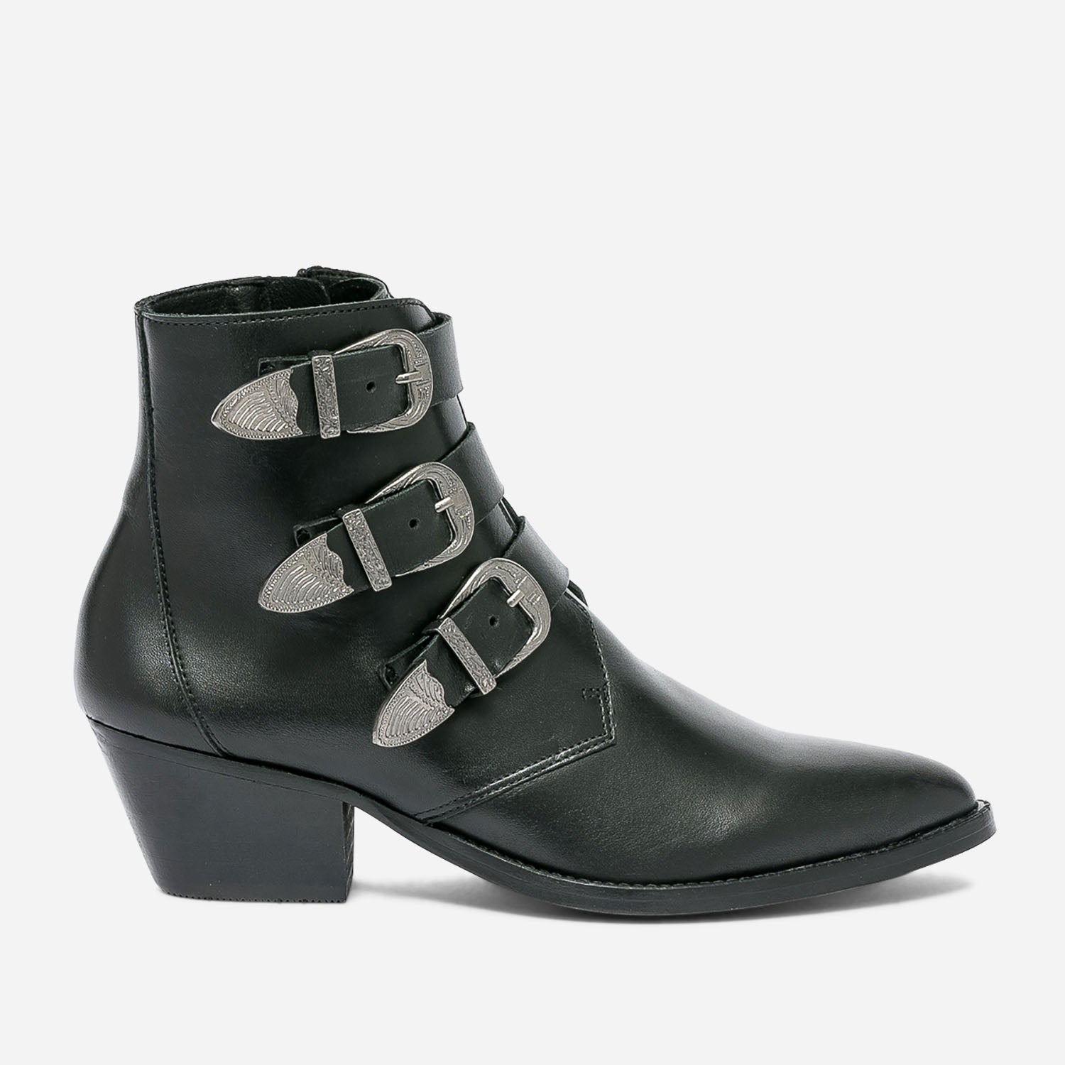 Bottines a boucles femme discount