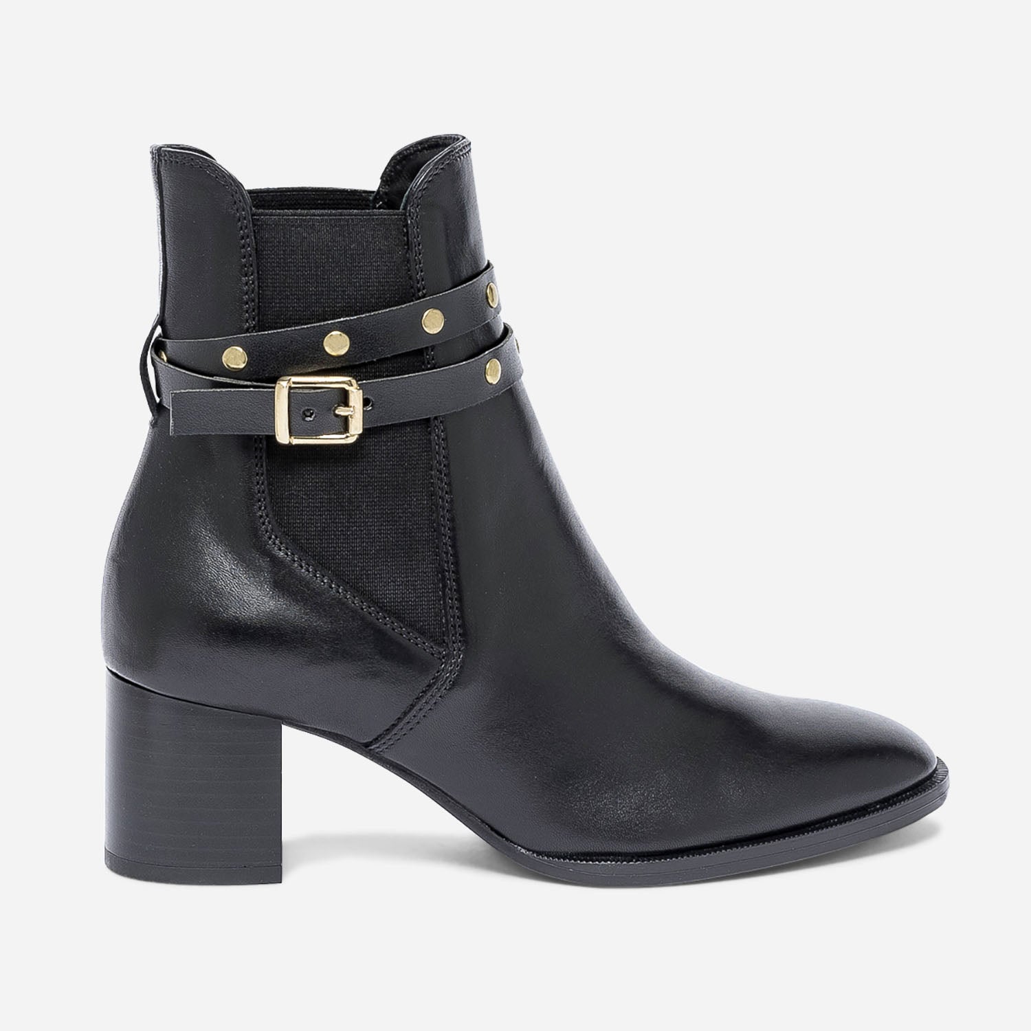 Chelsea boots noir en cuir co con u brides clout es Boots