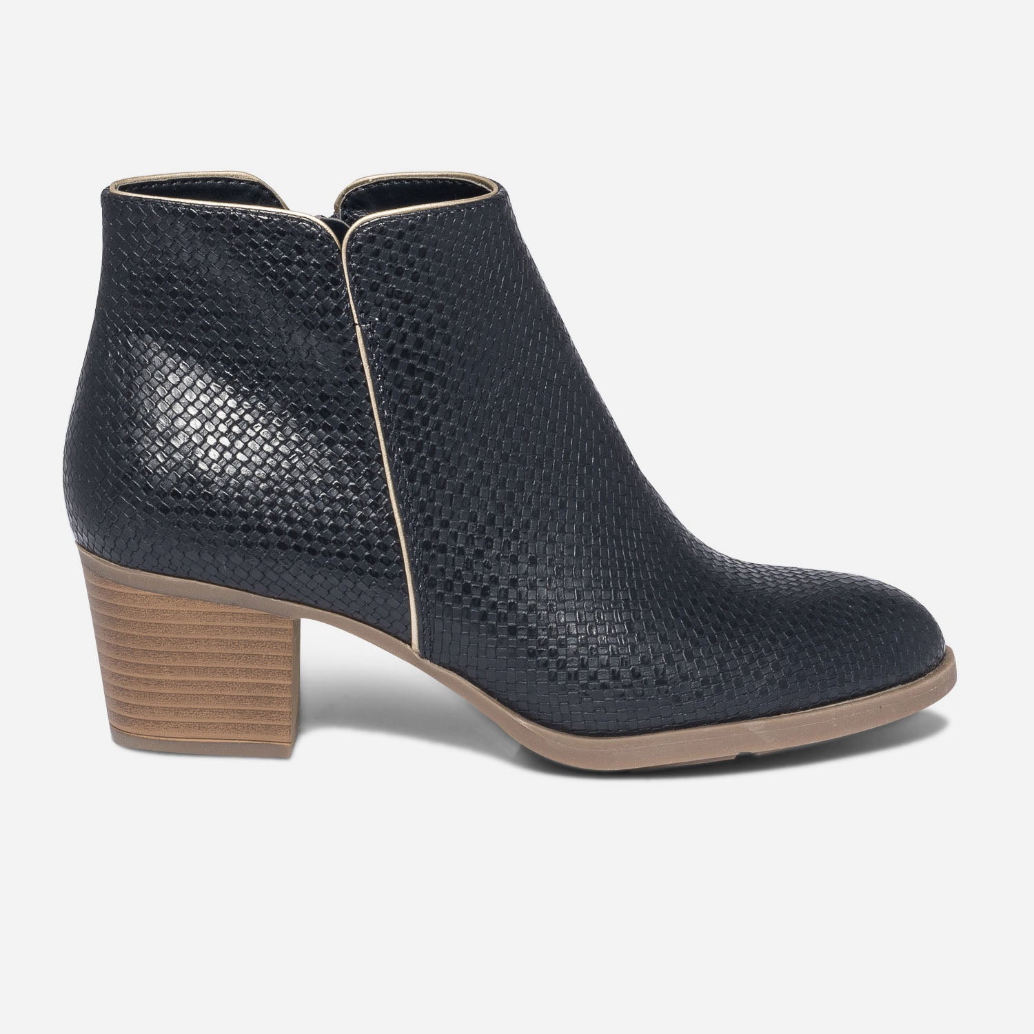 Boots tressées femme discount