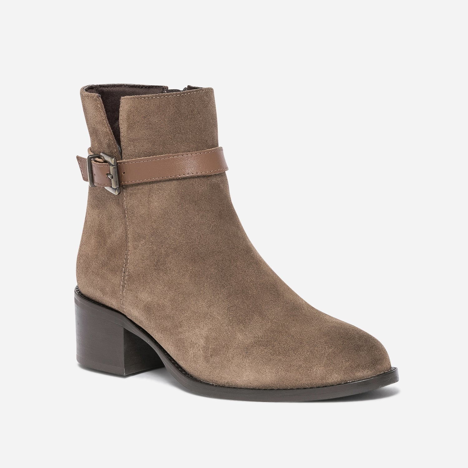 Bottes velours marron top