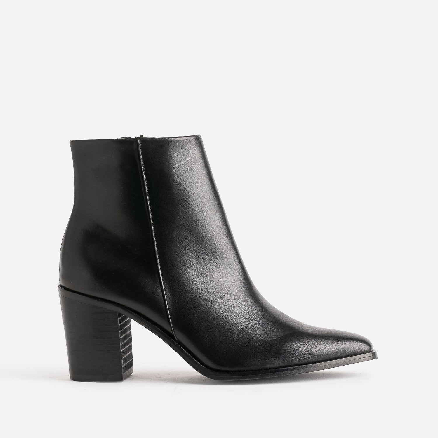 Bottines femme cuir online noir talon haut