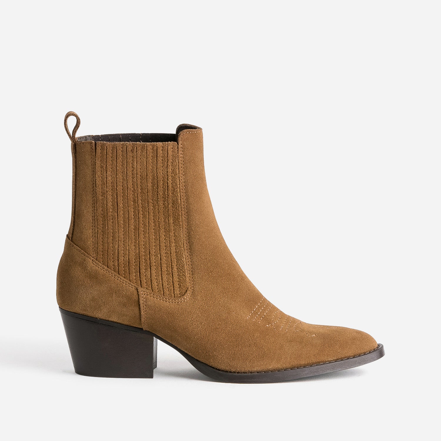 Bottine en daim camel femme cheap