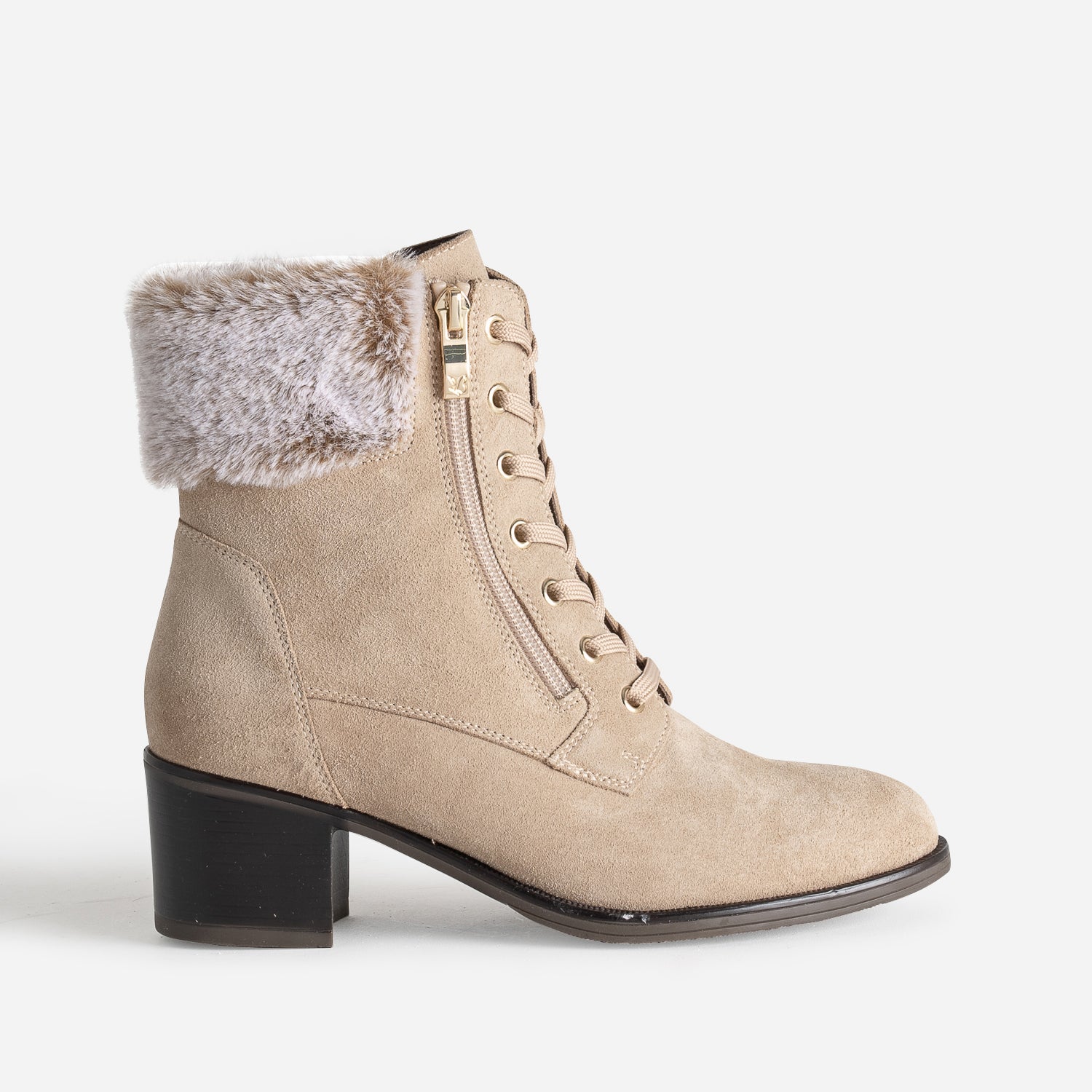 Bottines python beige clearance