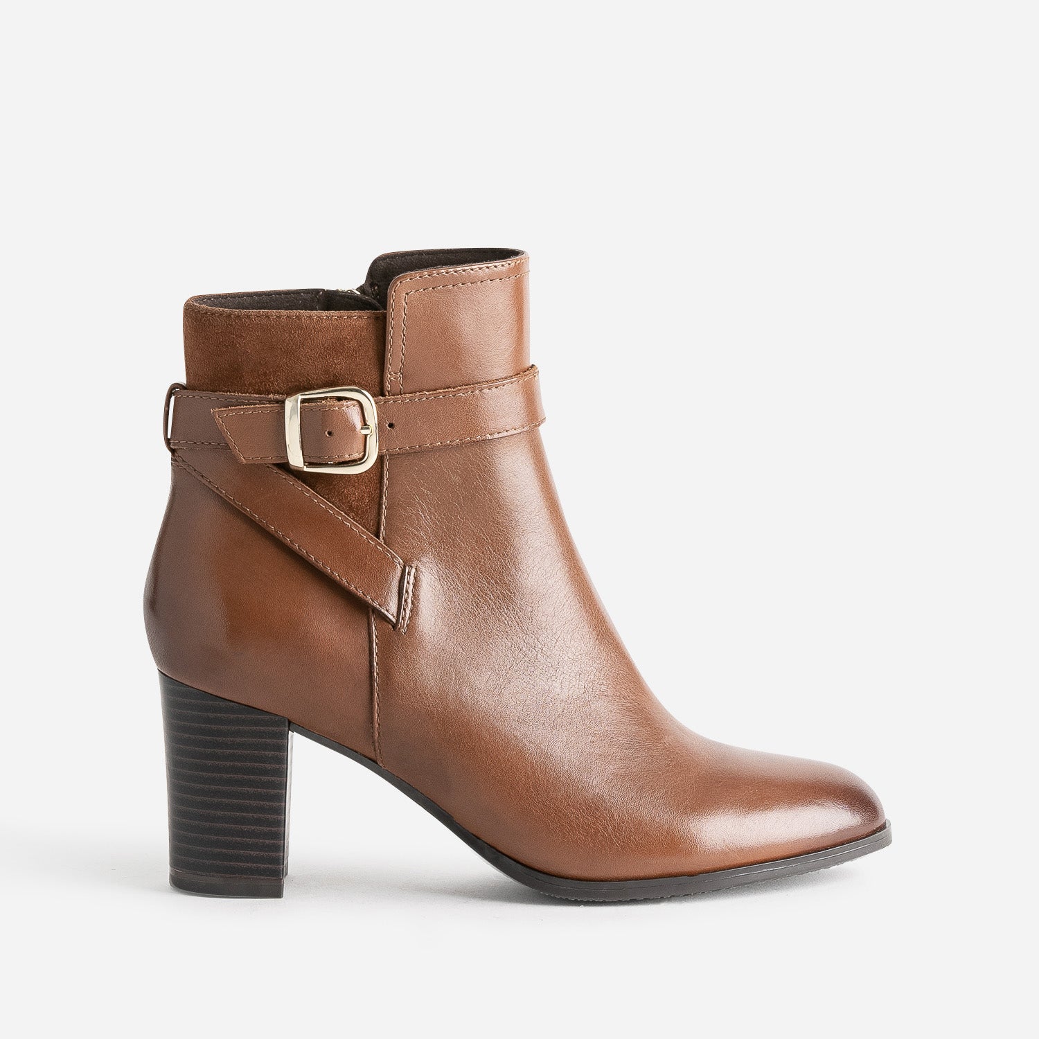 Bottine en daim marron femme clearance